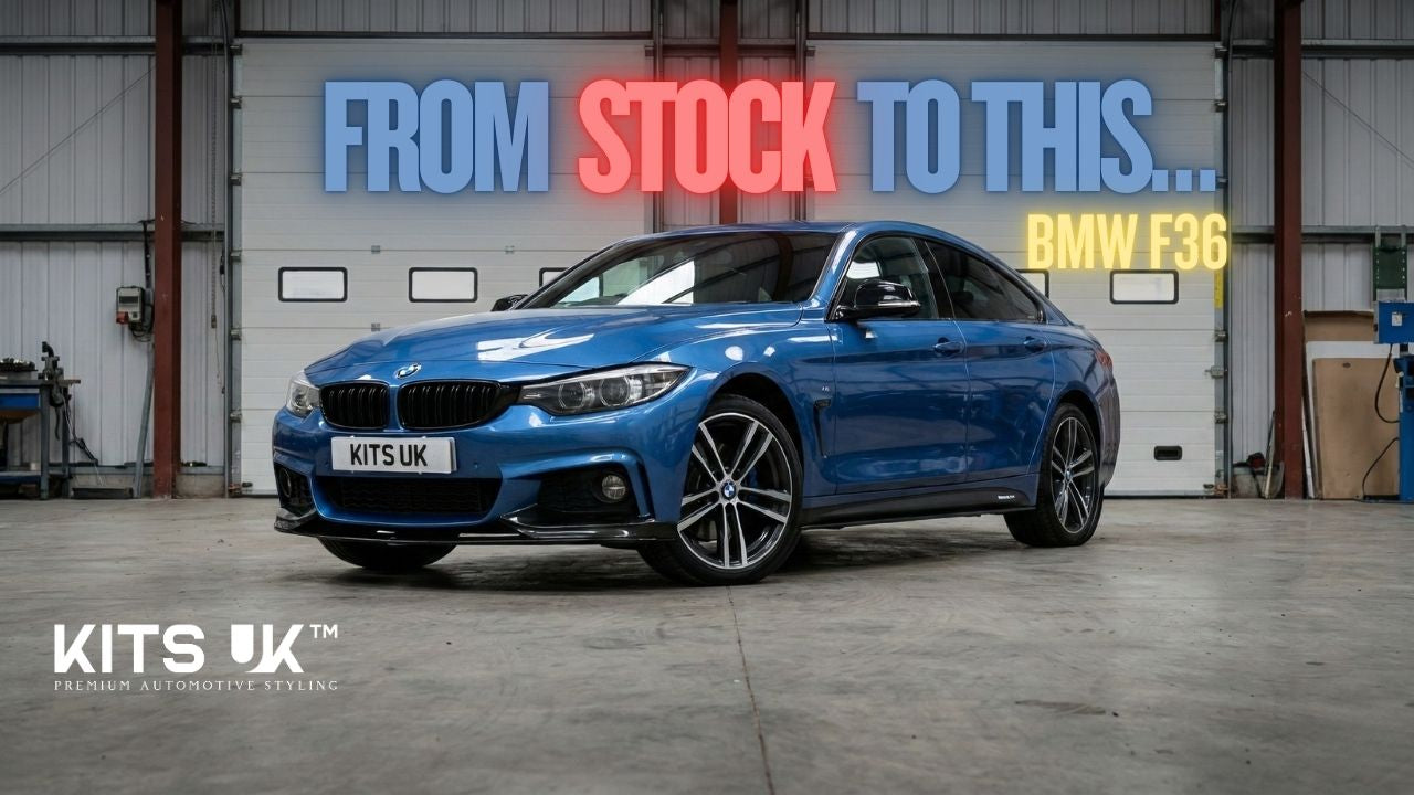 Turn Your BMW F36 From Stock to Aggressive In One Install with this stunning blue BMW F36.