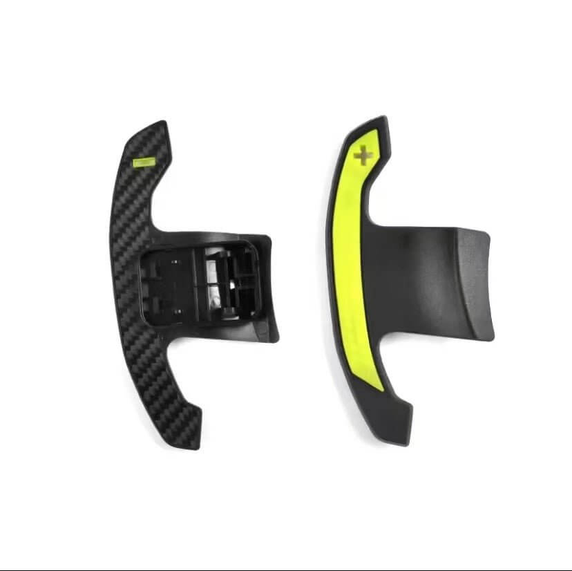 BMW G8x LCI Style Carbon Fibre Steering Wheel/Perforated Leather Sides with Paddles - KITS UK