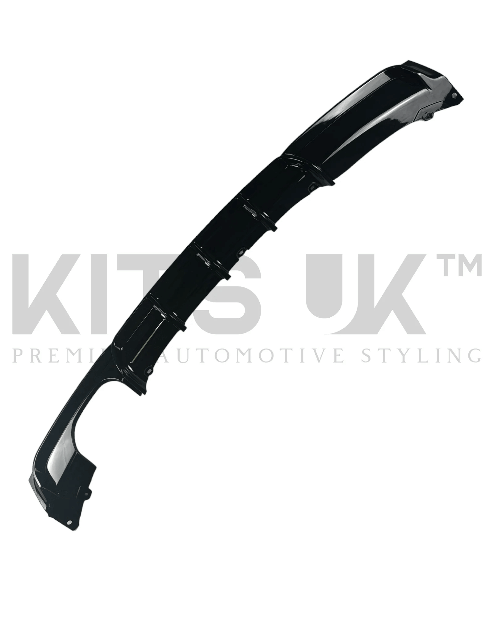 BMW F30 rear end package black styling component for enhanced rear aesthetics