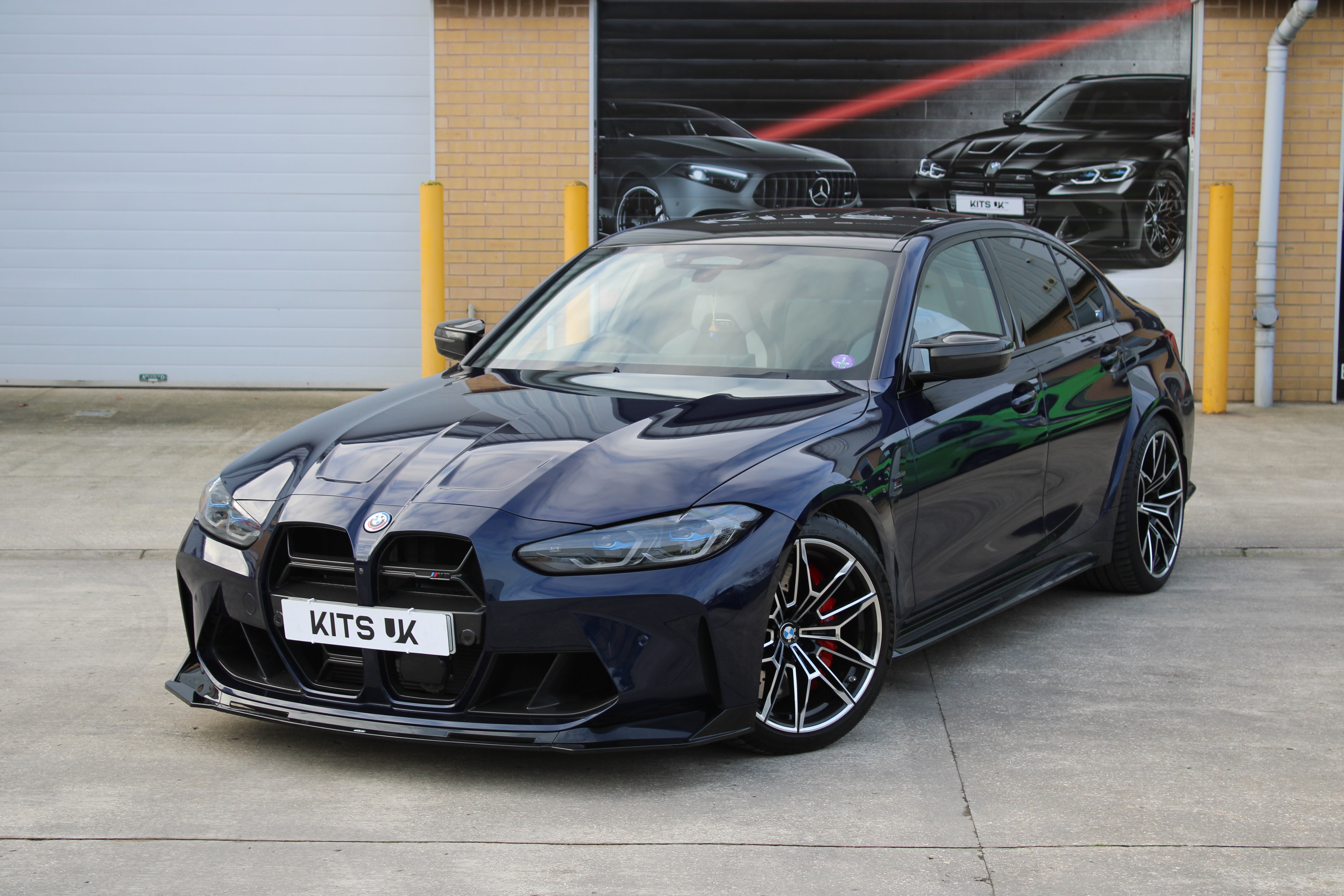 BMW G80 G81 G82 G82 Gloss Black Air Intake Bumper Ducts - KITS UK