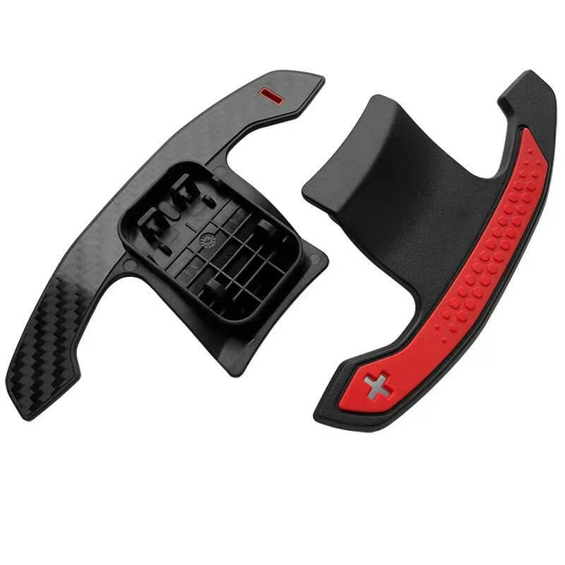 BMW G8x LCI Style Carbon Fibre Steering Wheel/Perforated Leather Sides with Paddles - KITS UK