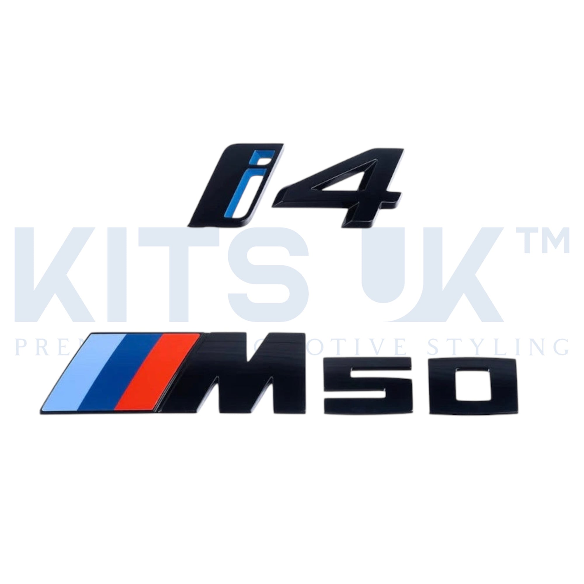 BMW 4 Series G26 i4 M50 Black Tailgate Badge - KITS UK