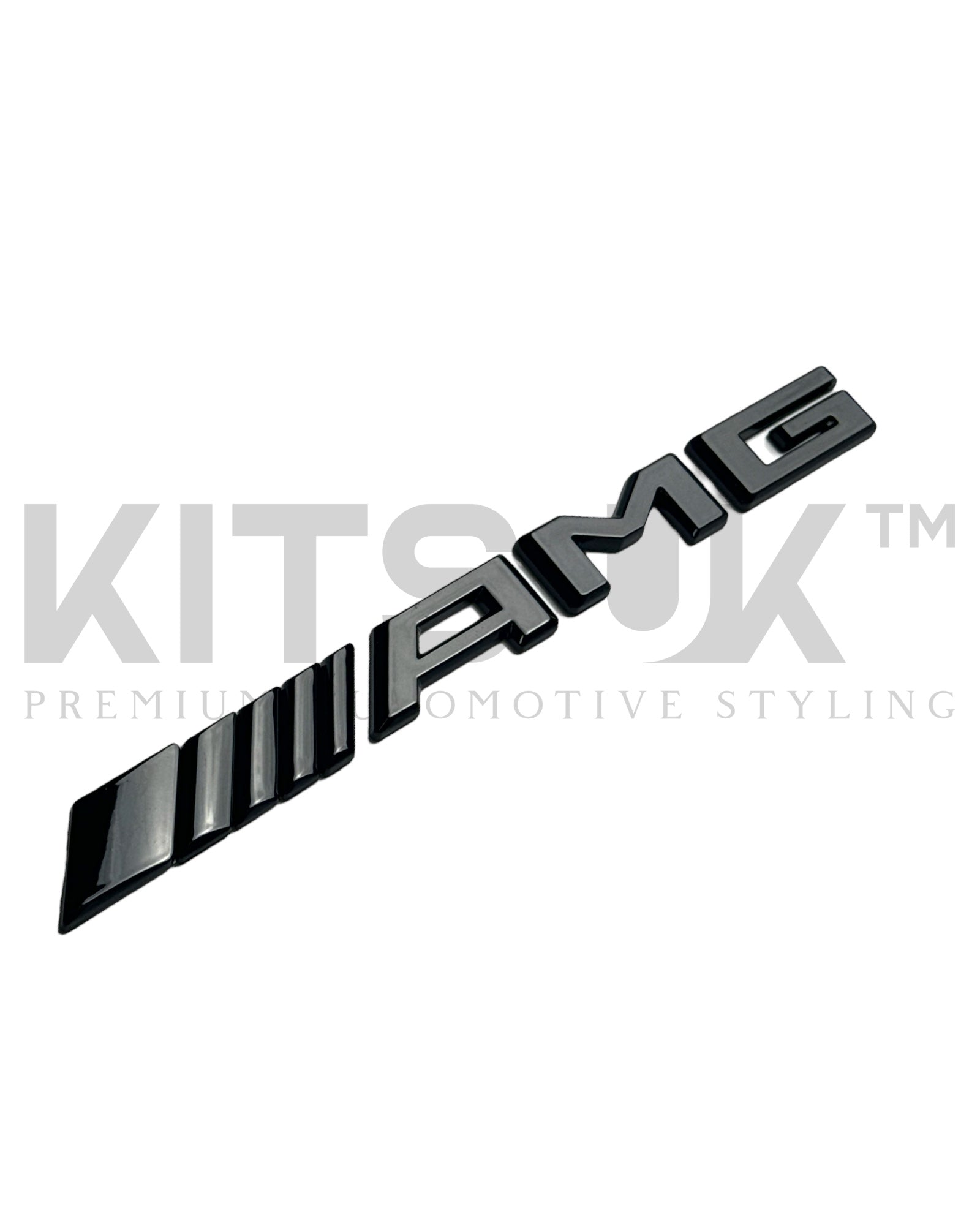 Mercedes AMG A35/A45/C43/C63 Gloss Black Tailgate Badge - KITS UK