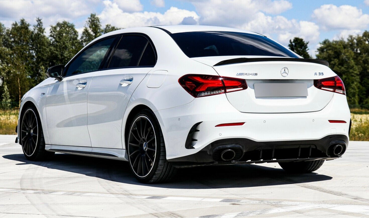 Mercedes V177 A Class Saloon Rear Bumper Vents - KITS UK