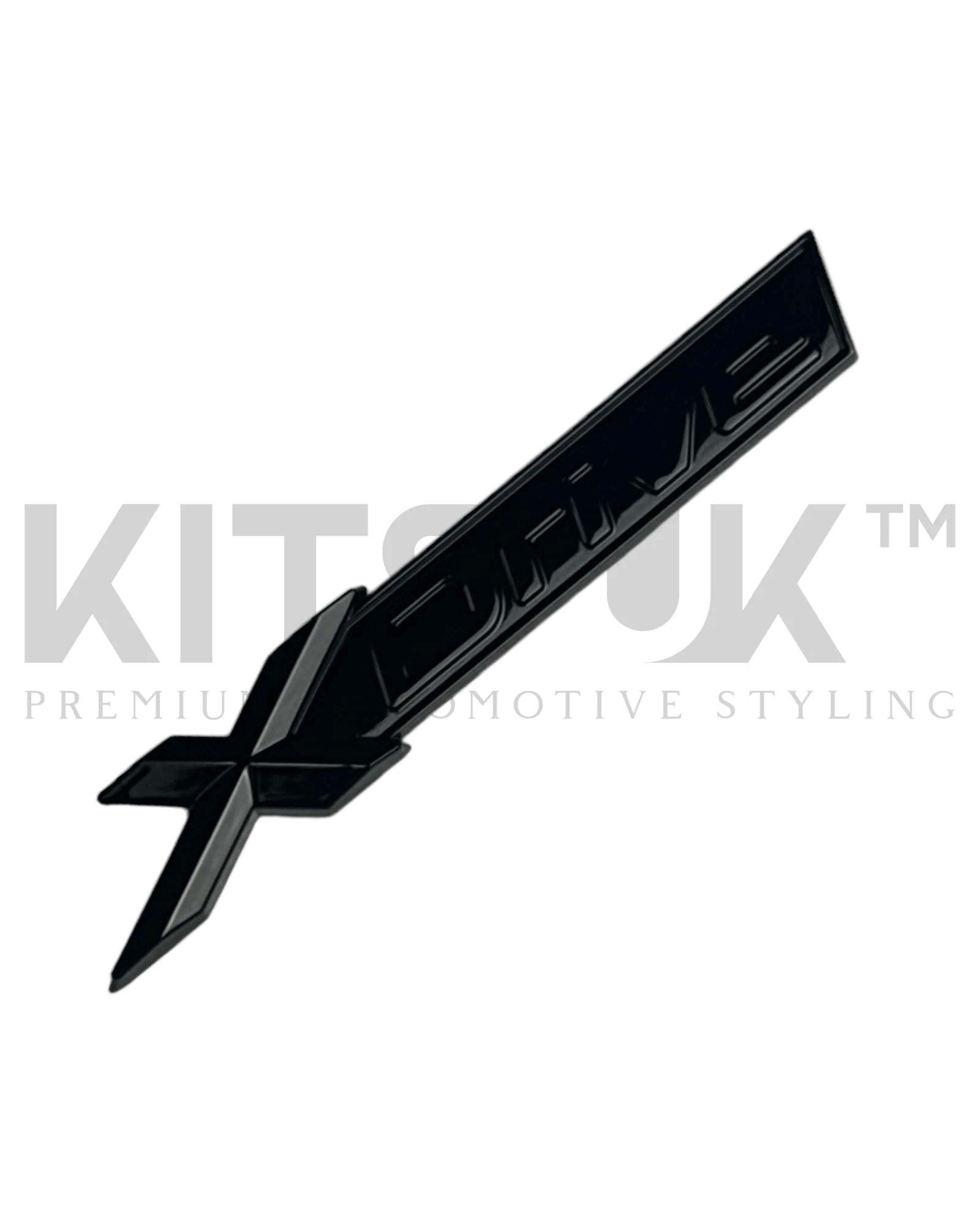 BMW RWD Black Badge Package - Gloss Black de-chromed badge for stylish BMW upgrades.