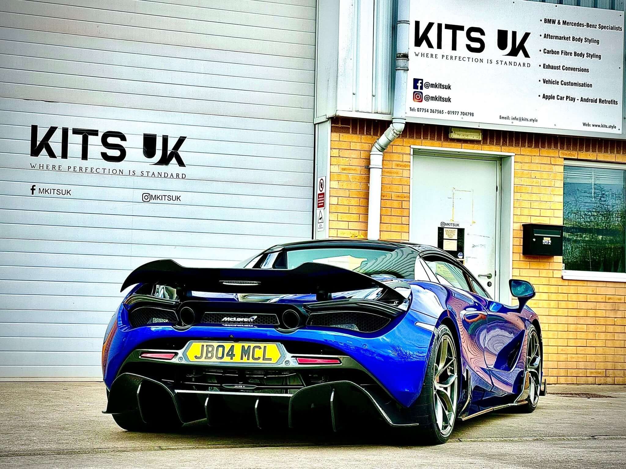 MCLAREN 720S CARBON FIBRE DIFFUSER - KITS UK
