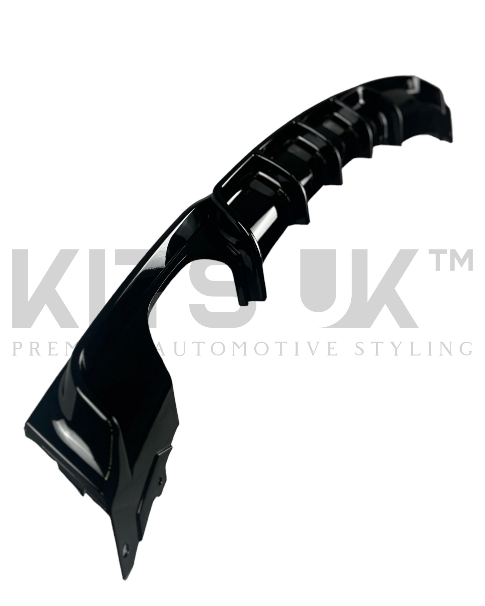 BMW F30 F31 Rear Diffuser side view showcasing high-quality ABS material and sporty design for BMW 3 Series.