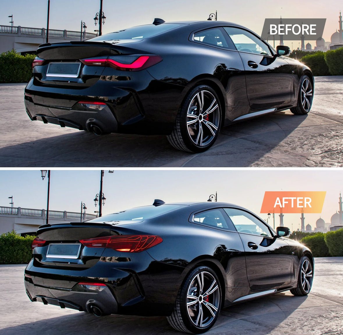 LED Laser Aftermarket CSL Style Tail lights For BMW 4 Series G22/G23/G26 2020 - 2024 - KITS UK