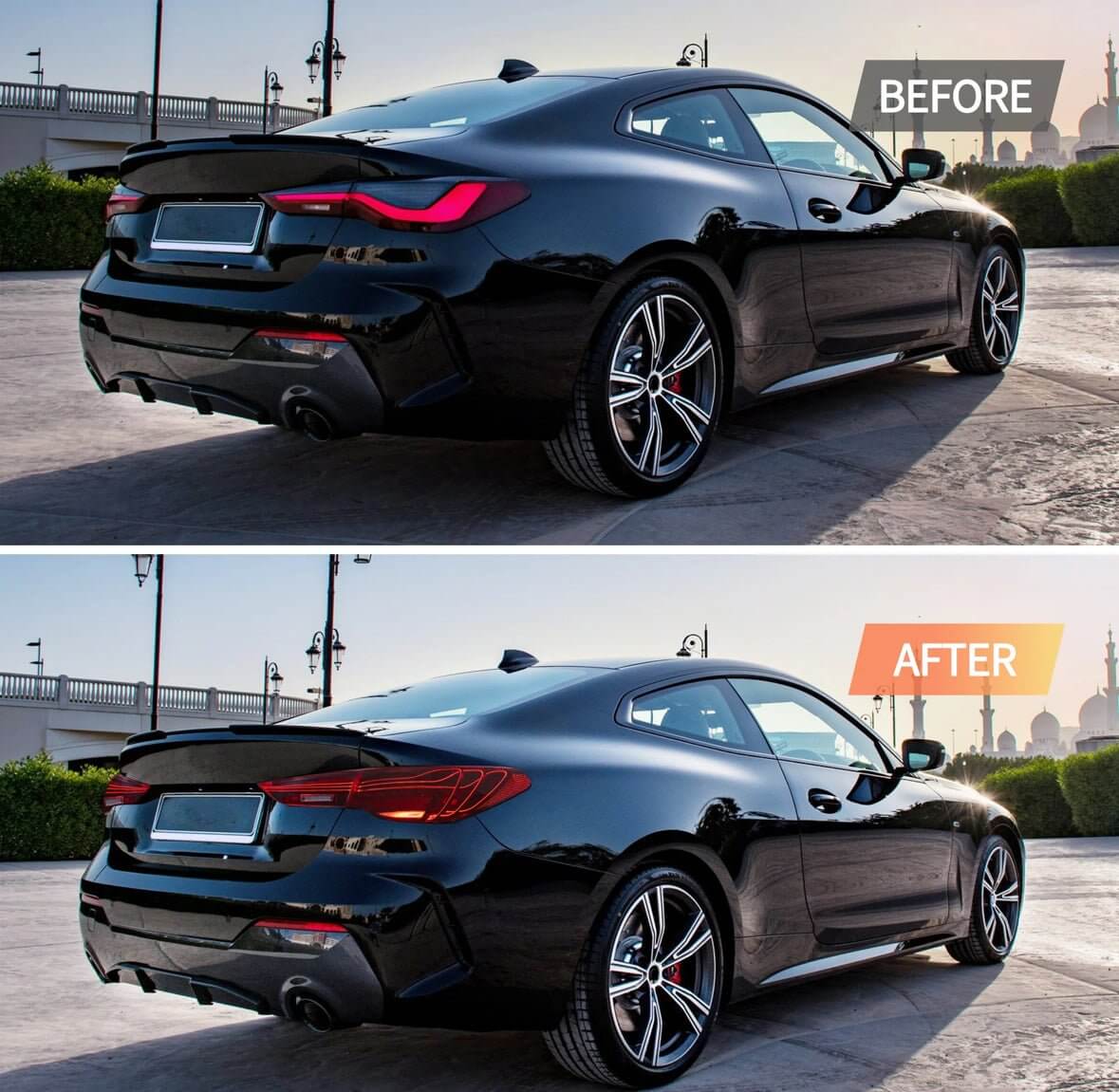 LED Laser Aftermarket CSL Style Tail lights For BMW 4 Series G22/G23/G26 2020 - 2024 - KITS UK