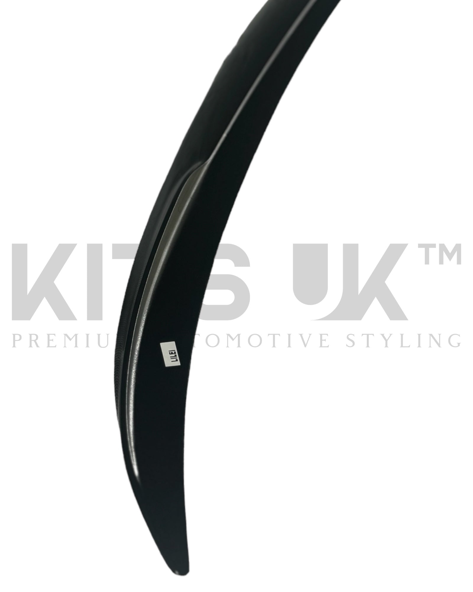 BMW F30 MP Boot Spoiler in glossy black finish, designed for enhanced styling of BMW 3 Series F30 models.