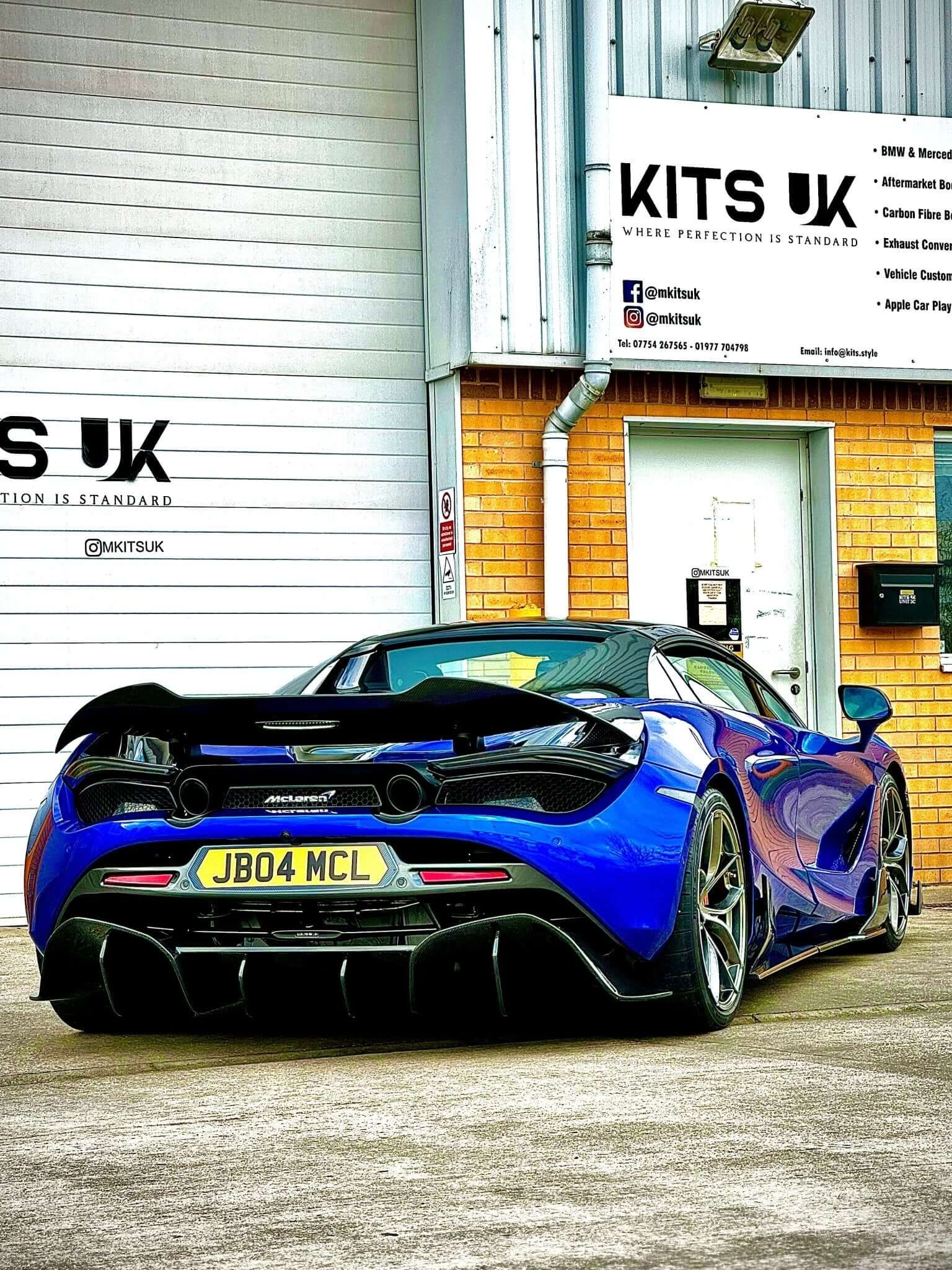 MCLAREN 720S CARBON FIBRE DIFFUSER - KITS UK