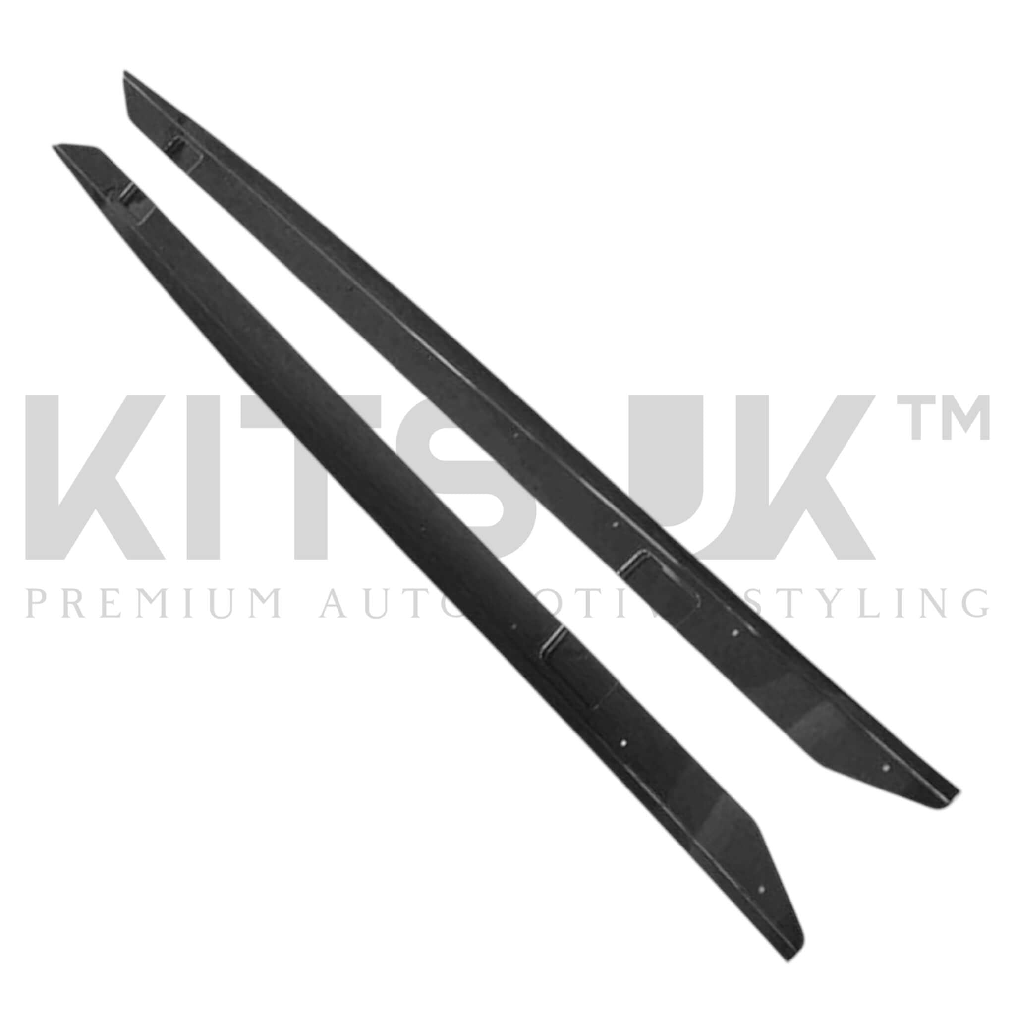 BMW 2 Series F22 side extensions in Matte or Gloss Black Carbon Fibre design.
