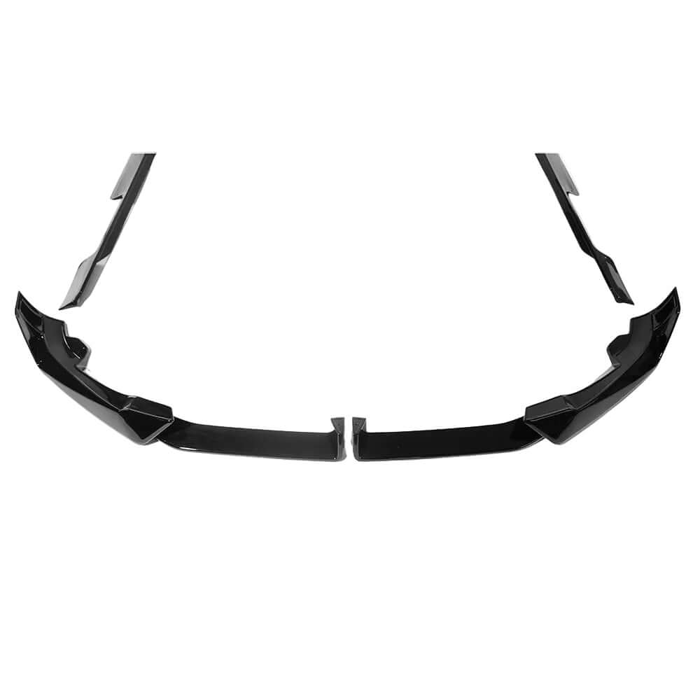 BMW G06 X6 LCI gloss black kit components displayed, showcasing the high-quality ABS plastic finish.