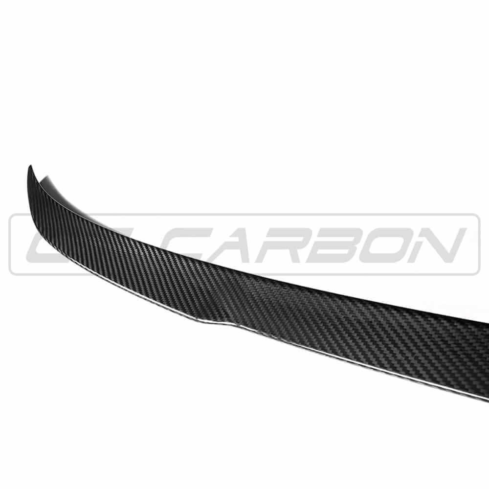 BMW G87 G42 Carbon Fibre Spoiler V2 high-quality close-up view of pre-preg carbon fibre finish.