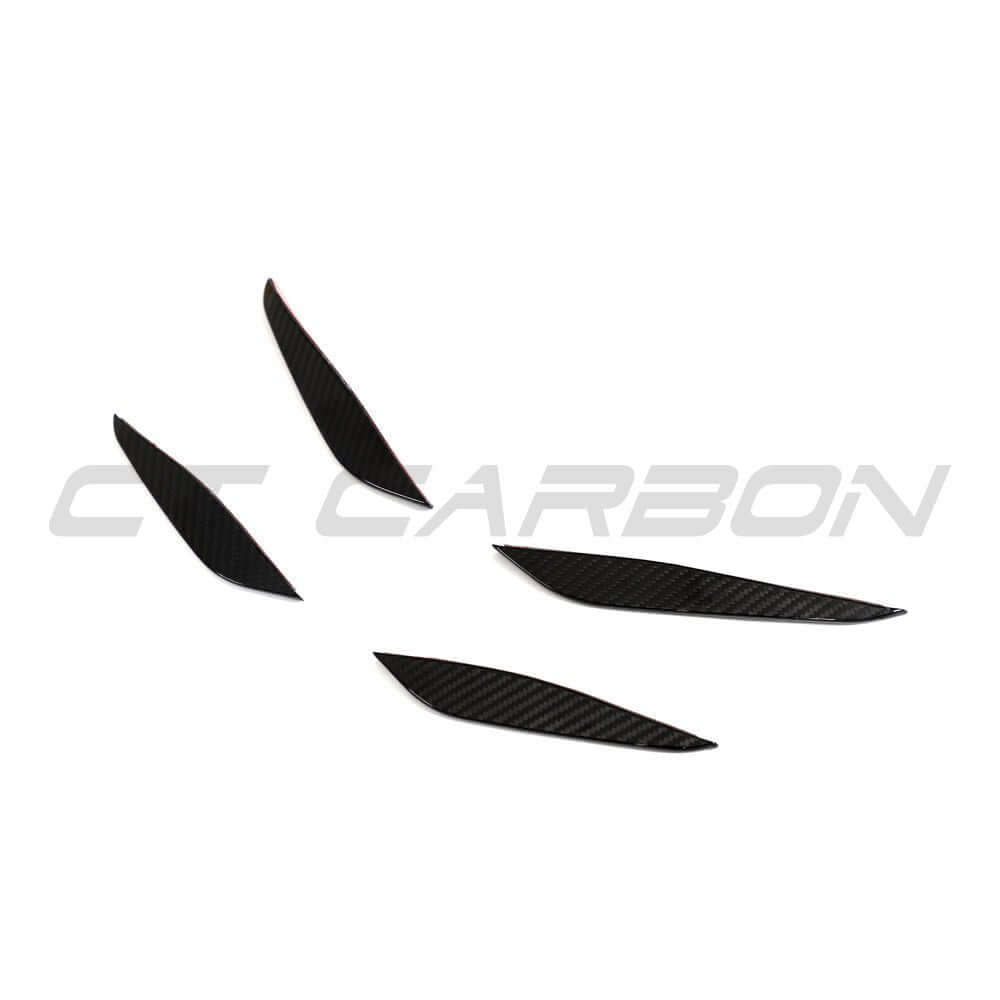 BMW G87 M2 CARBON FIBRE FRONT BUMPER CANARDS - KITS UK