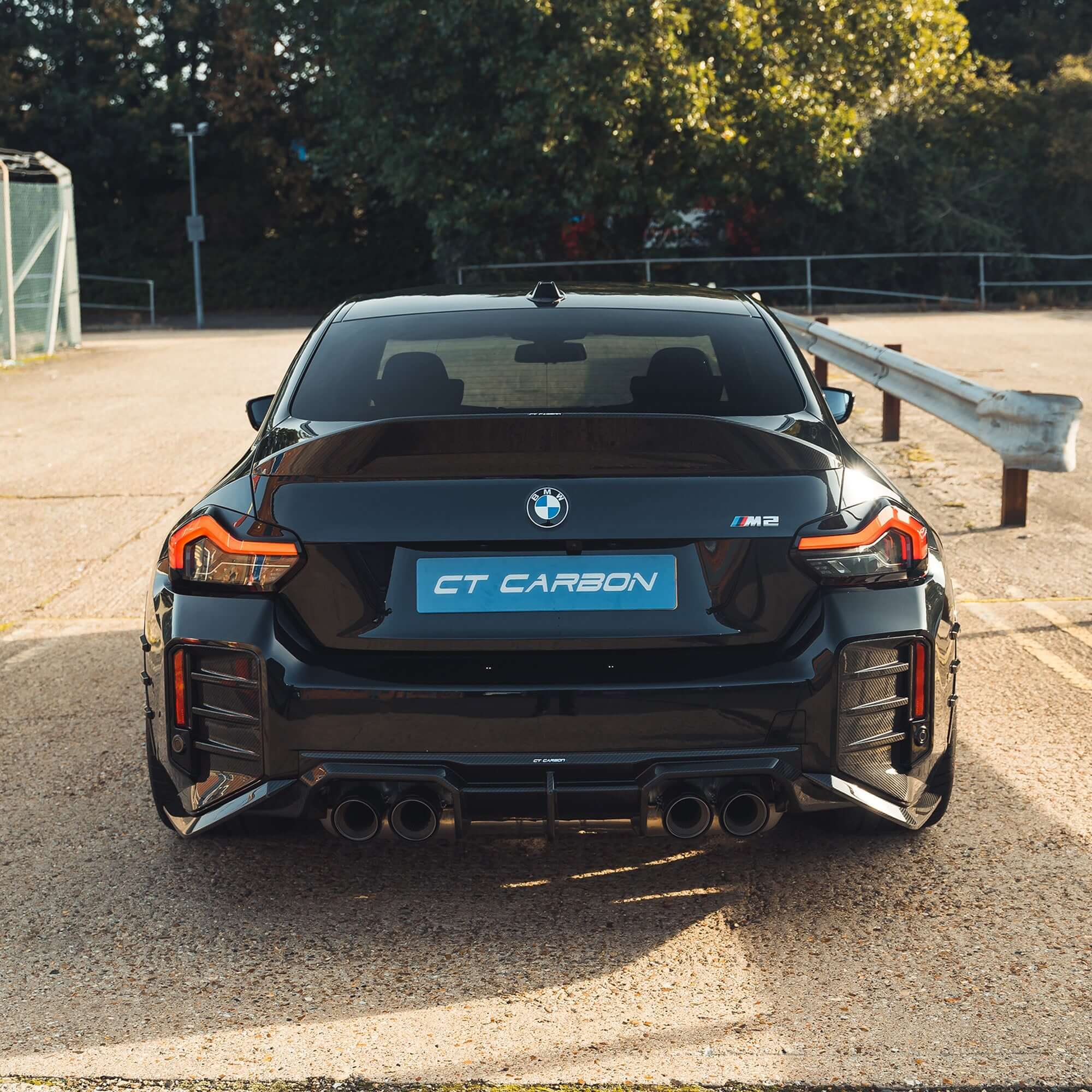 BMW G87 M2 CARBON FIBRE REAR BUMPER CORNERS - CT DESIGN - KITS UK