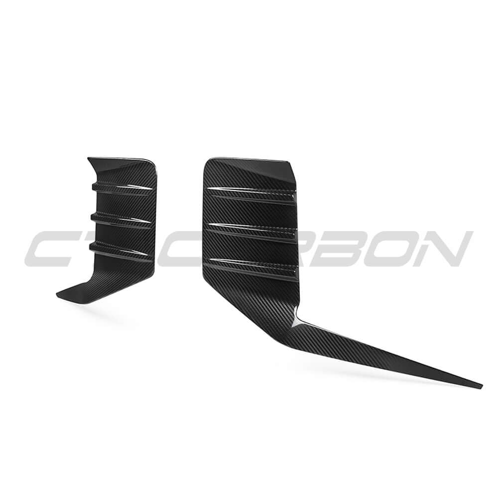 BMW G87 M2 CARBON FIBRE REAR BUMPER TRIM - KITS UK
