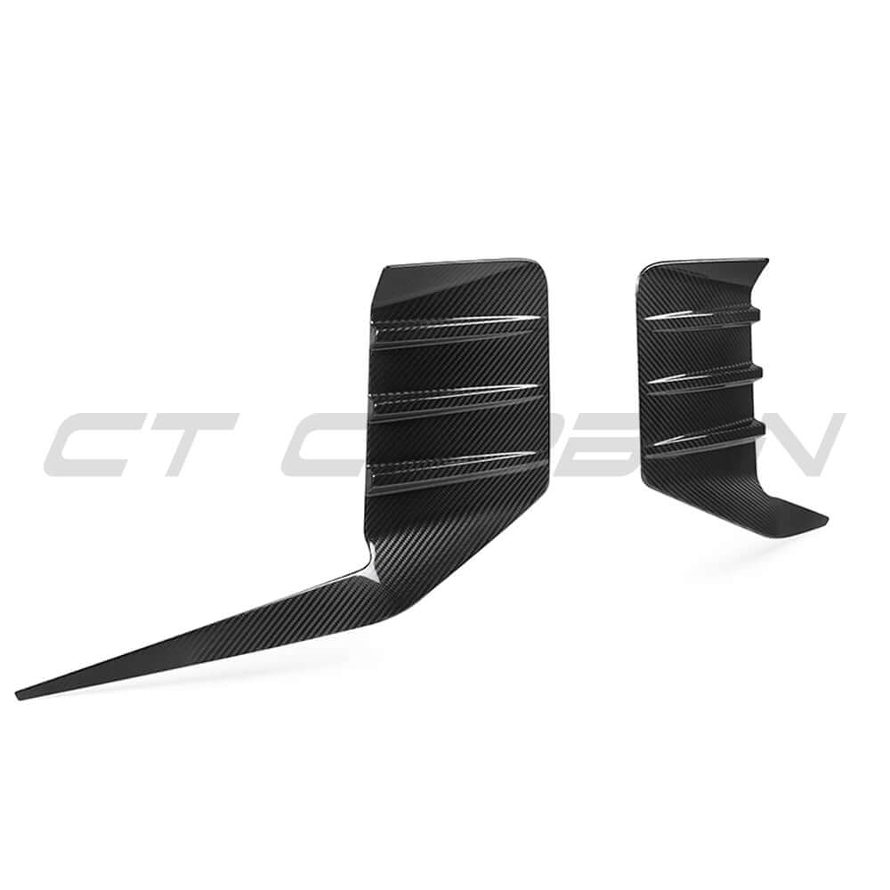 BMW G87 M2 CARBON FIBRE REAR BUMPER TRIM - KITS UK