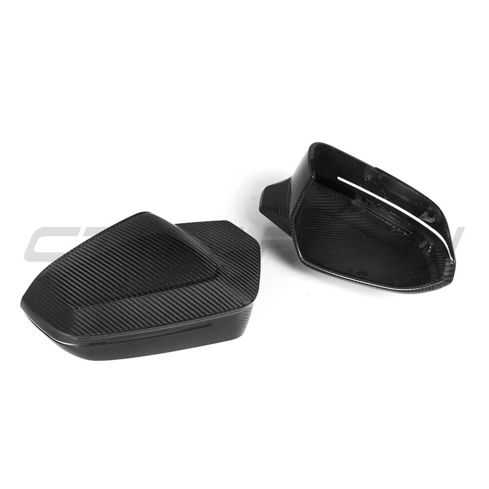BMW M5 G90, 5 SERIES & i5 M60 G60 PRE - PREG CARBON FIBRE MIRRORS - RHD - KITS UK