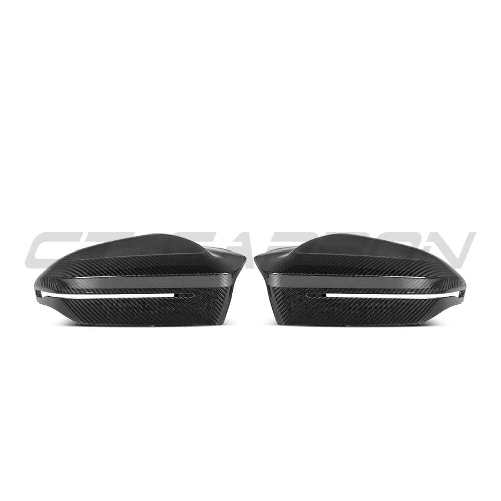 BMW M5 G90, 5 SERIES & i5 M60 G60 PRE - PREG CARBON FIBRE MIRRORS - RHD - KITS UK
