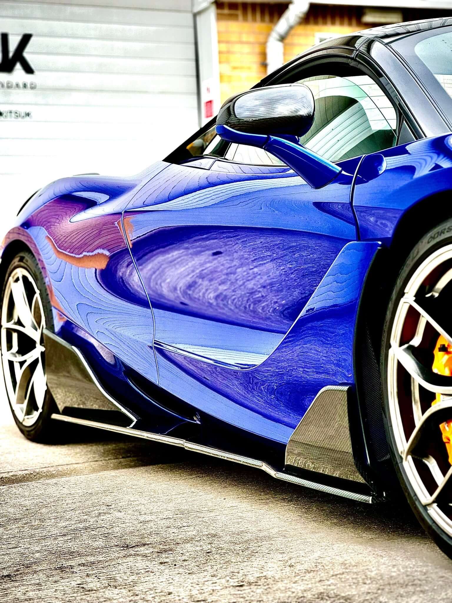 MCLAREN 720S CARBON FIBRE CT DESIGN SIDE SKIRTS - KITS UK