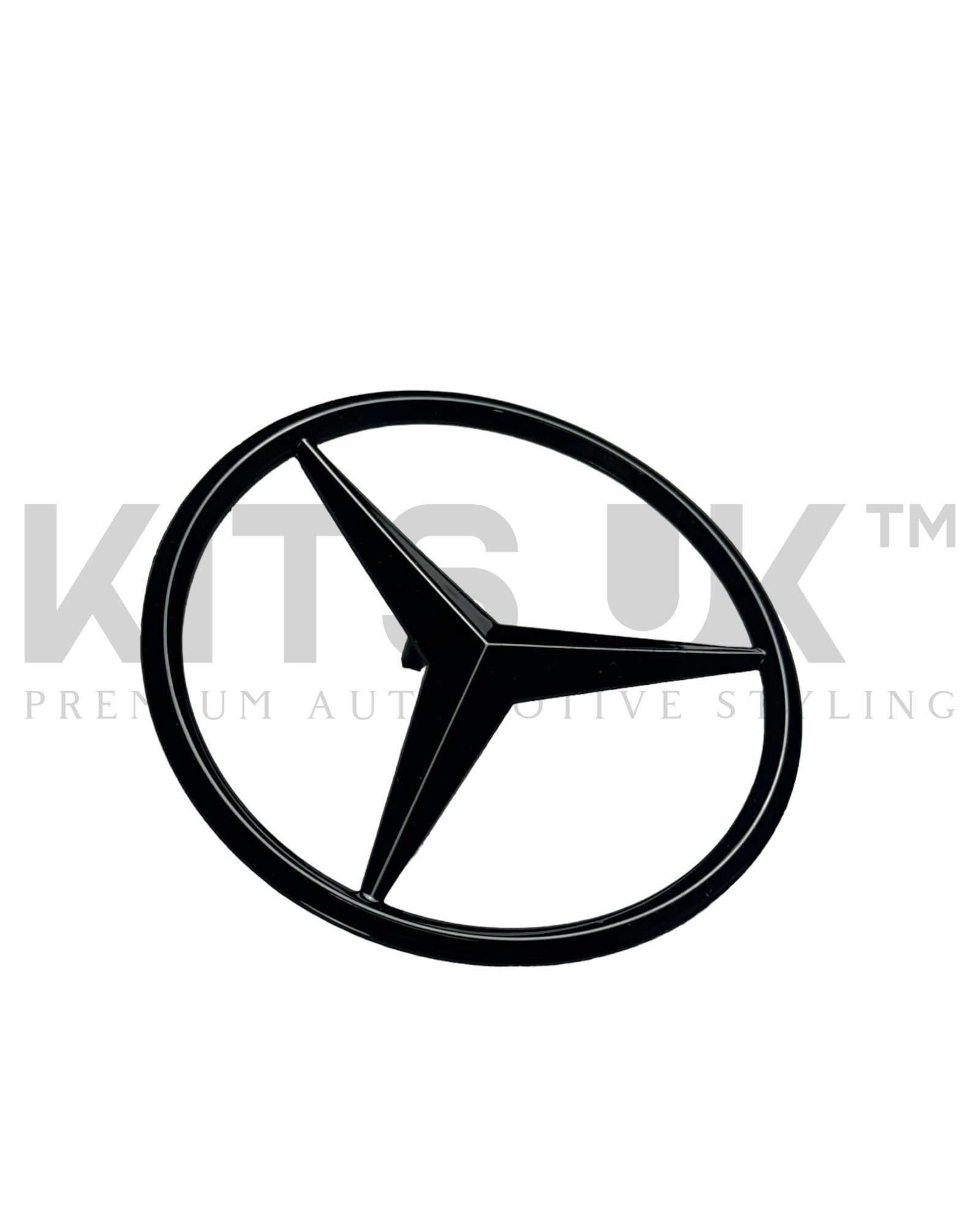 Mercedes C63/C43 Gloss Black Tailgate Star Badge - KITS UK