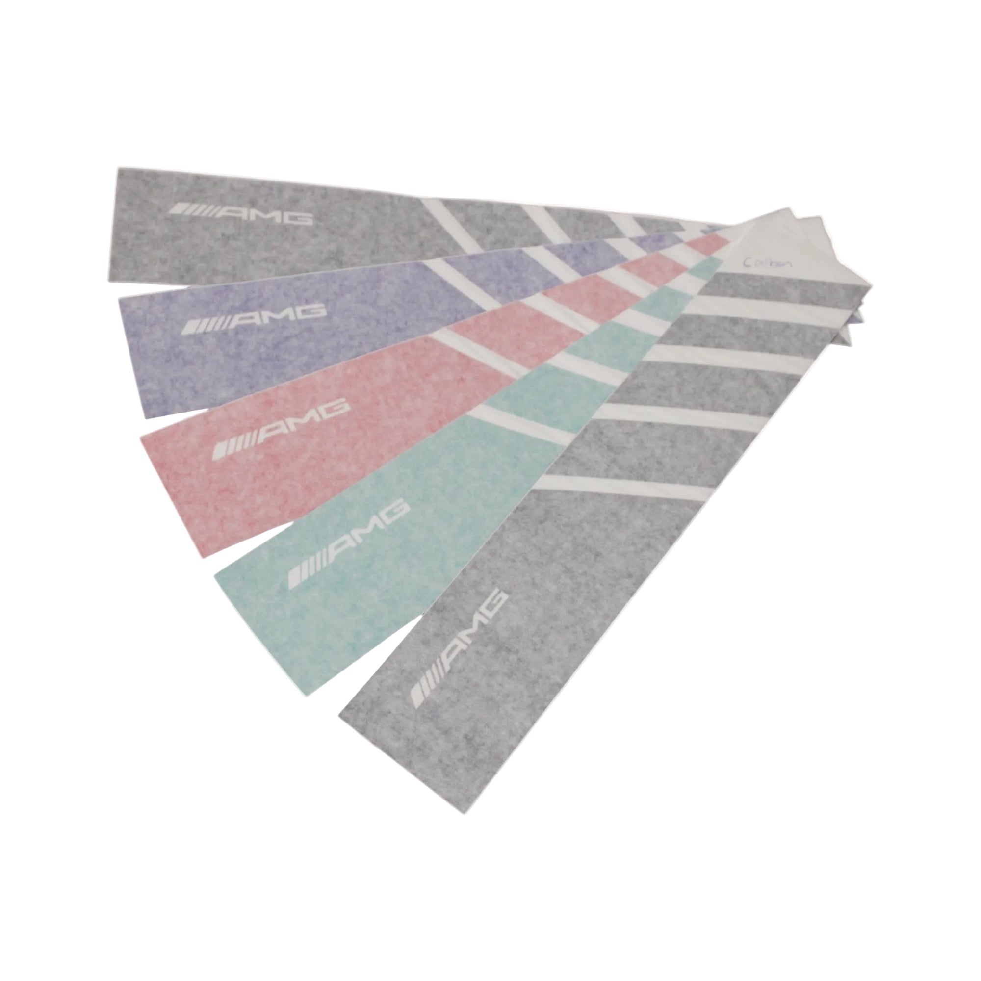 Mercedes W177 A35 A45 Dash Decal featuring various color options and AMG branding for interior styling.