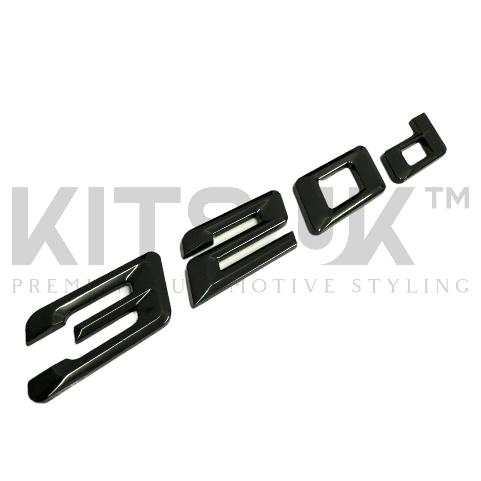 BMW F & G Series Black Tailgate Badges - KITS UK