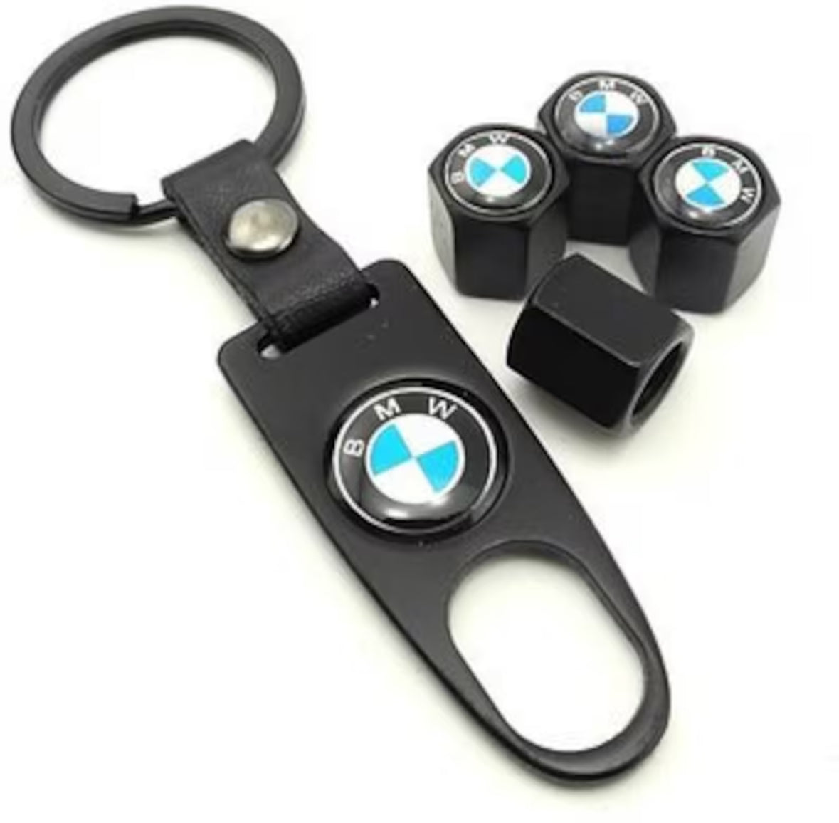 Valve Caps & Bottle Opener Set