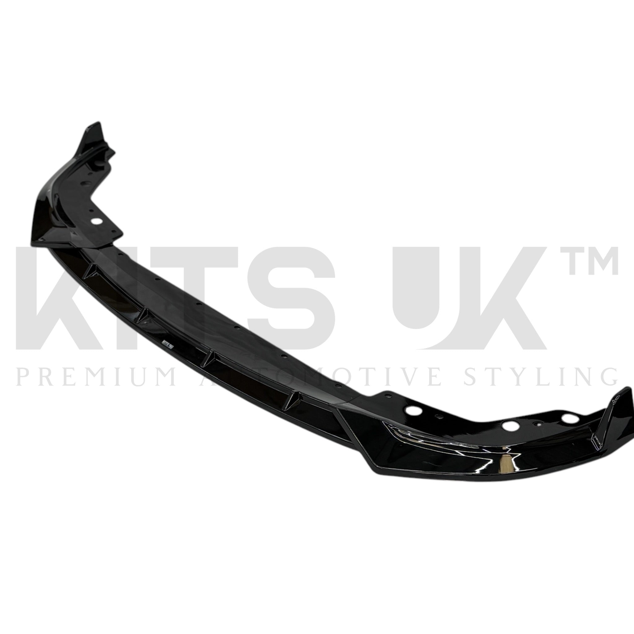 BMW 3 Series G20 LCI Gloss Black Splitter (KITS UK Style)