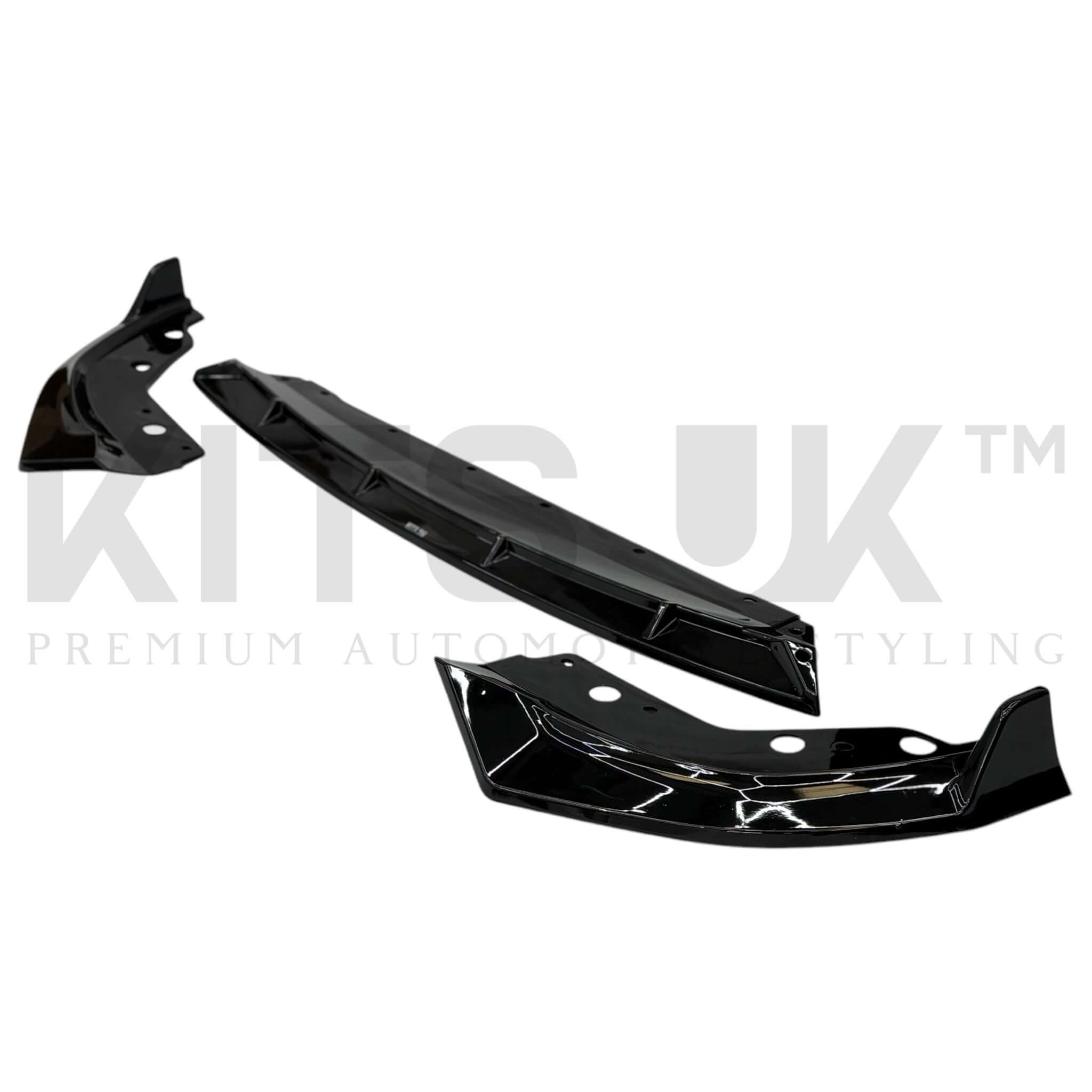 BMW G20 LCI Gloss Black Splitter for enhanced front-end styling and aggressive road presence.