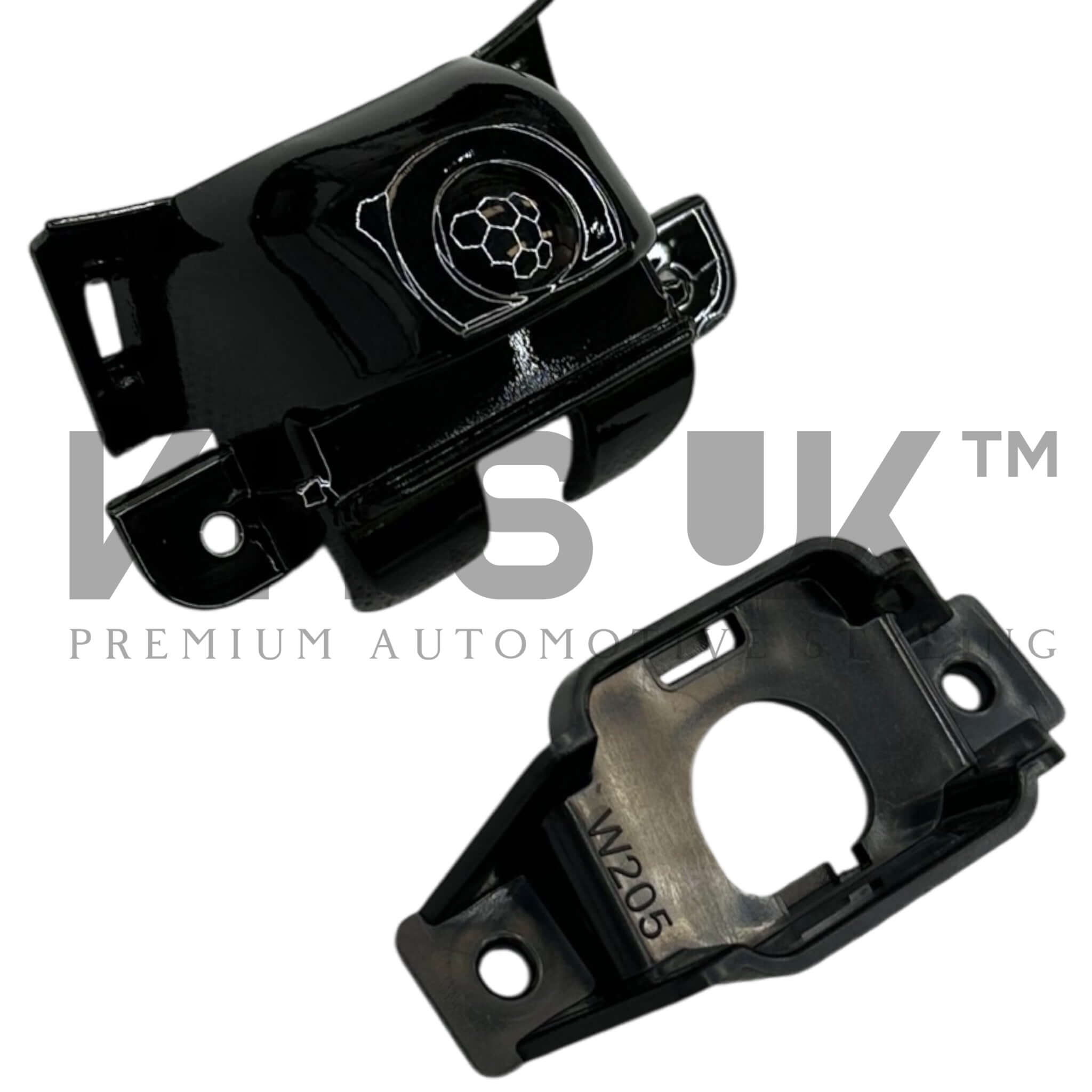 Mercedes C Class W205 Gloss Black Panamericana Grille NOT C63 - KITS UK