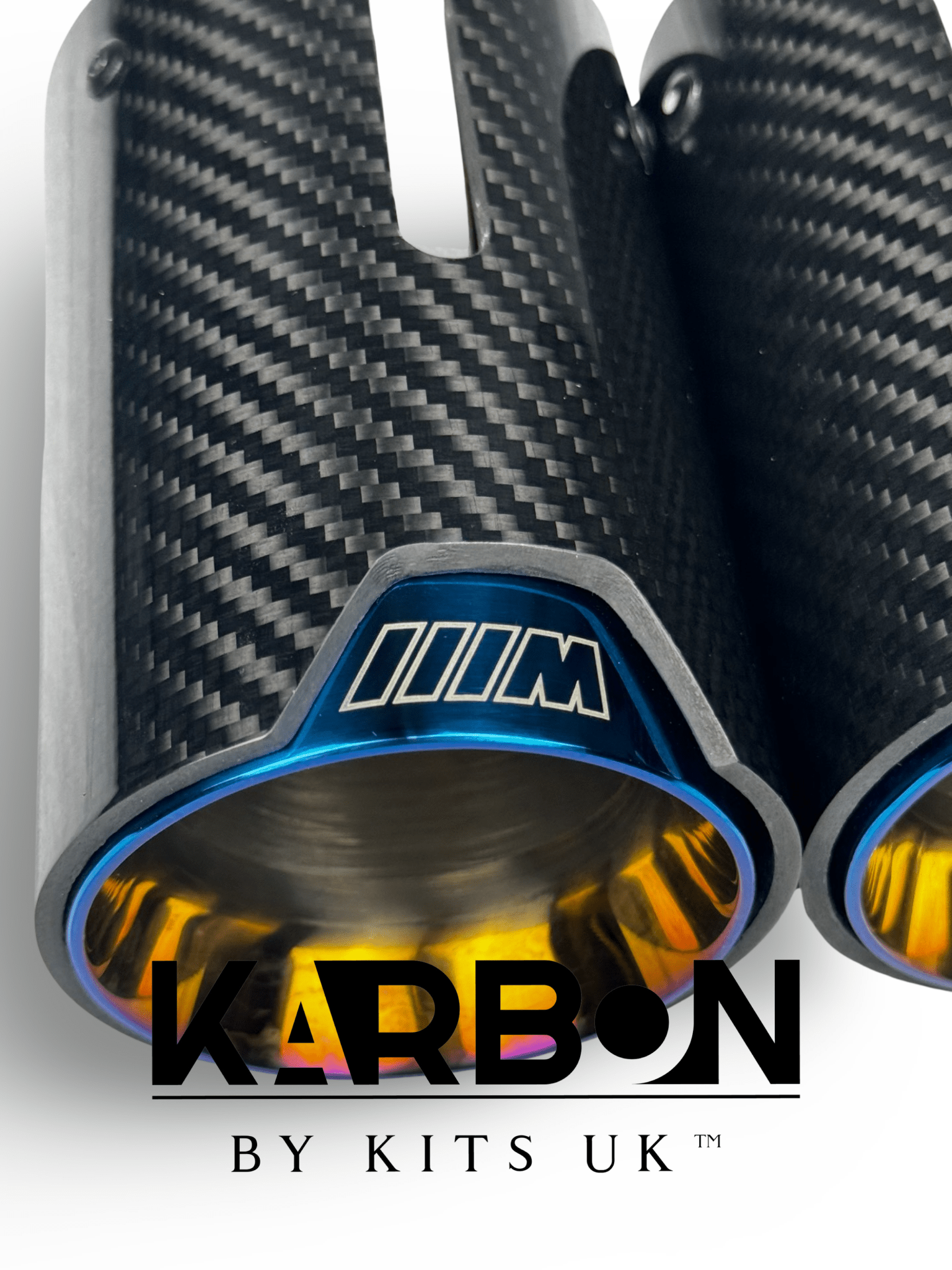 BMW F Series Carbon Fibre Twin Tips - KITS UK