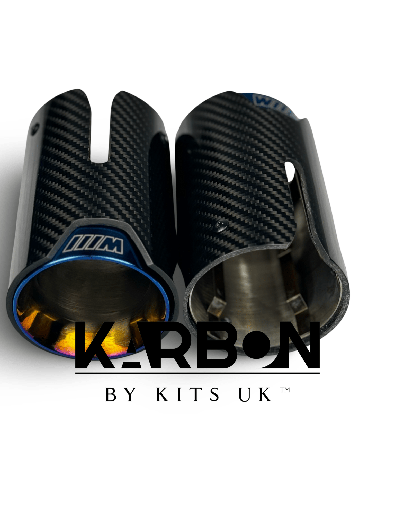 BMW F Series Carbon Fibre Twin Tips - KITS UK