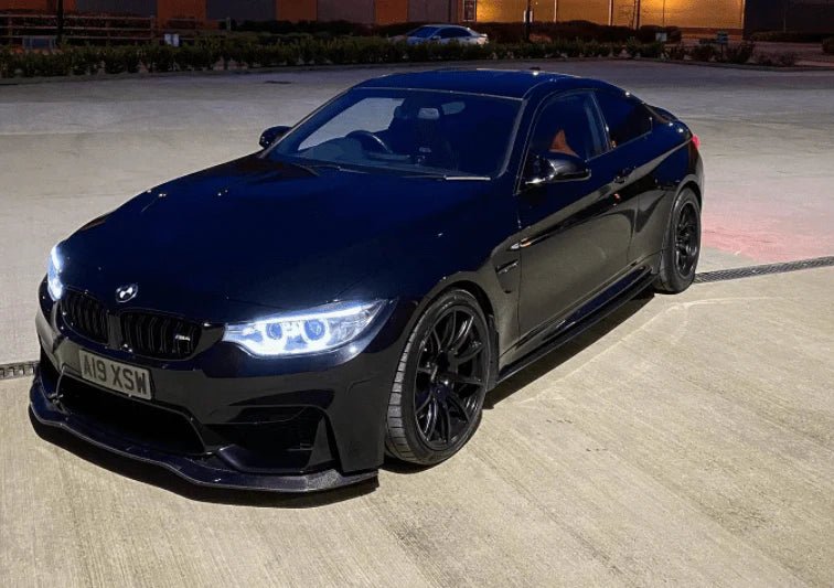 BMW M3 & M4 (F80 - F82 - F83) Carbon Fibre Splitter - V Style - KITS UK