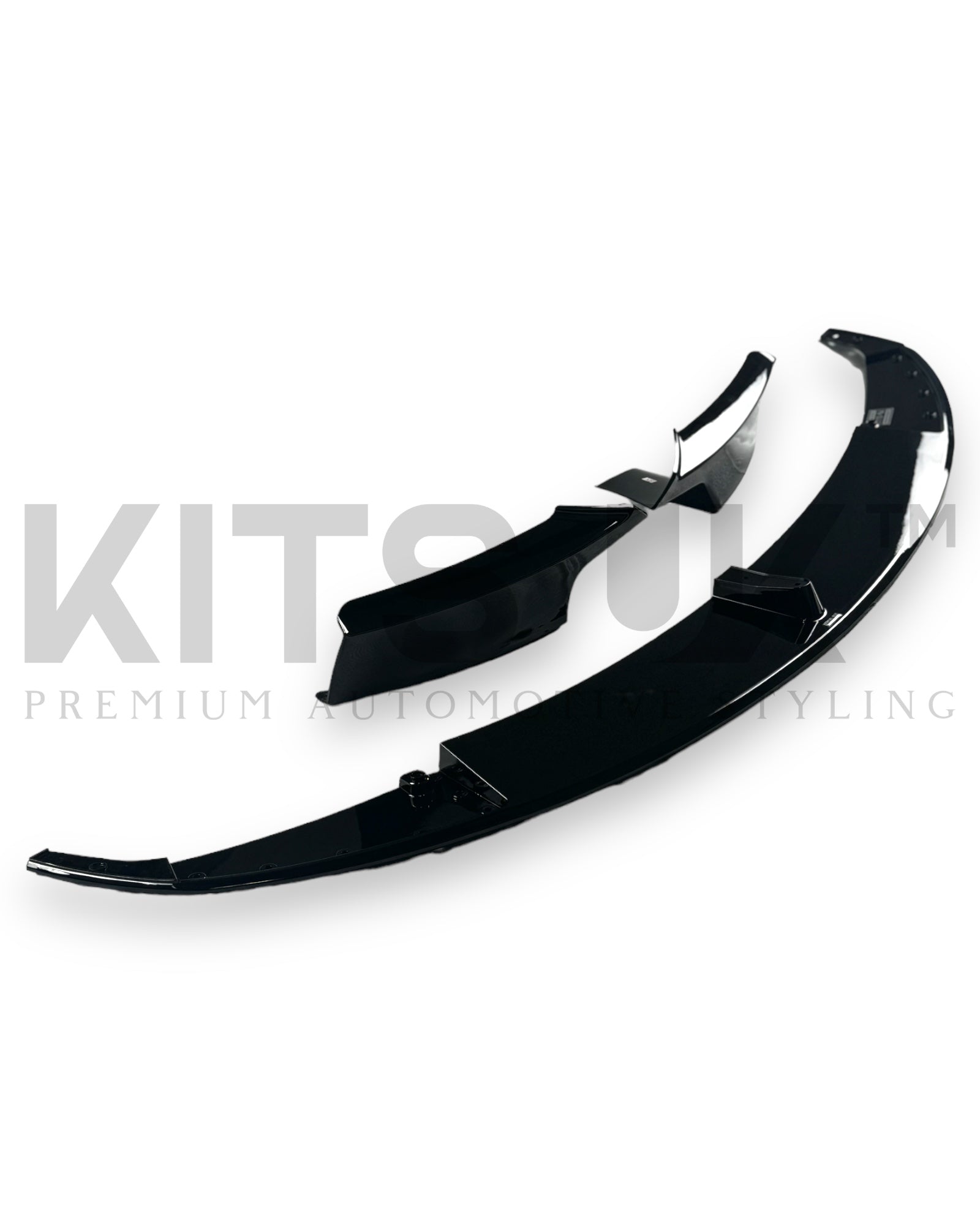 BMW 3 Series F30 & F31 Splitter in glossy finish, ideal for enhancing aerodynamics and appearance.
