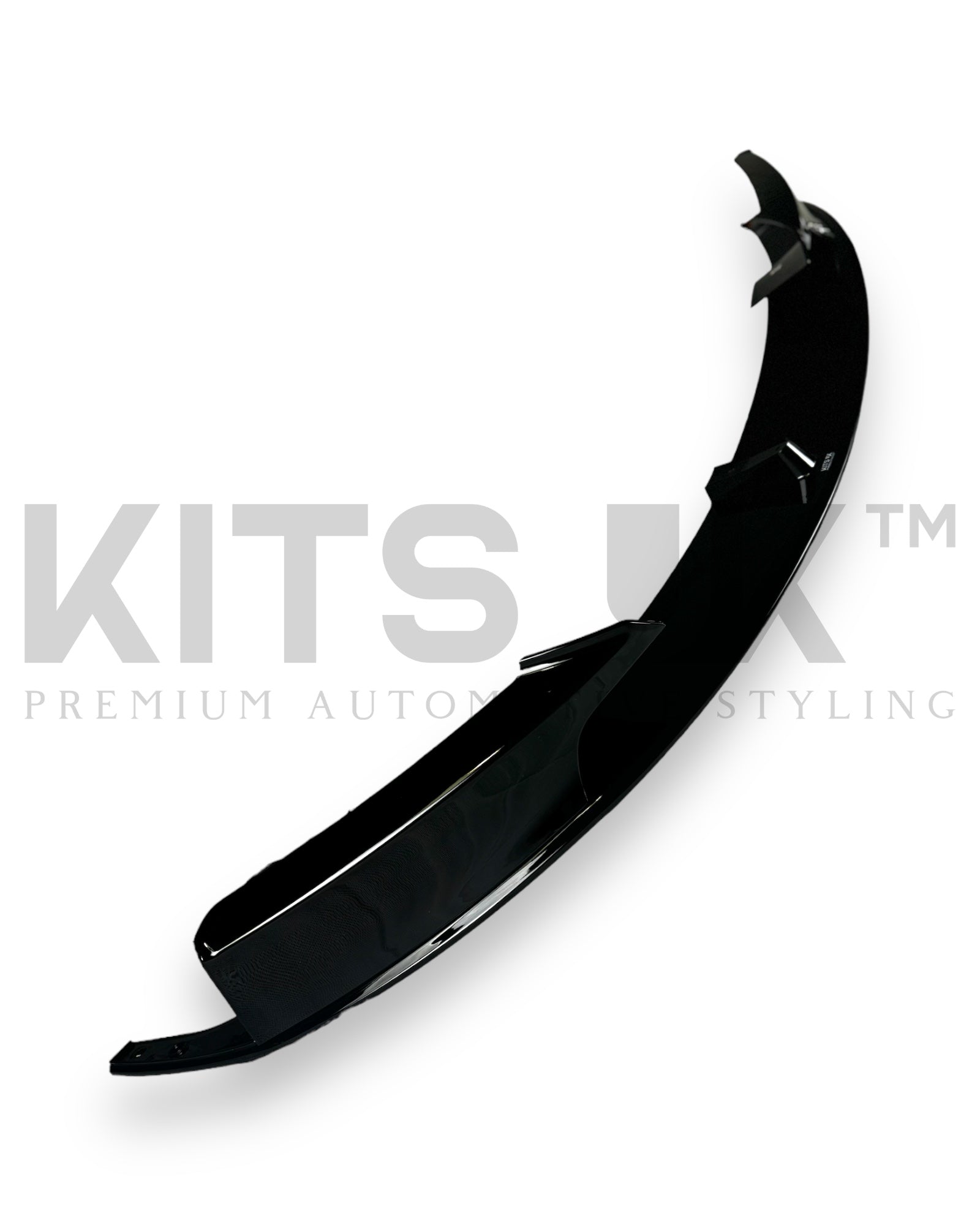 BMW 3 Series F30 & F31 Splitter in glossy black finish for enhanced aerodynamics and style.