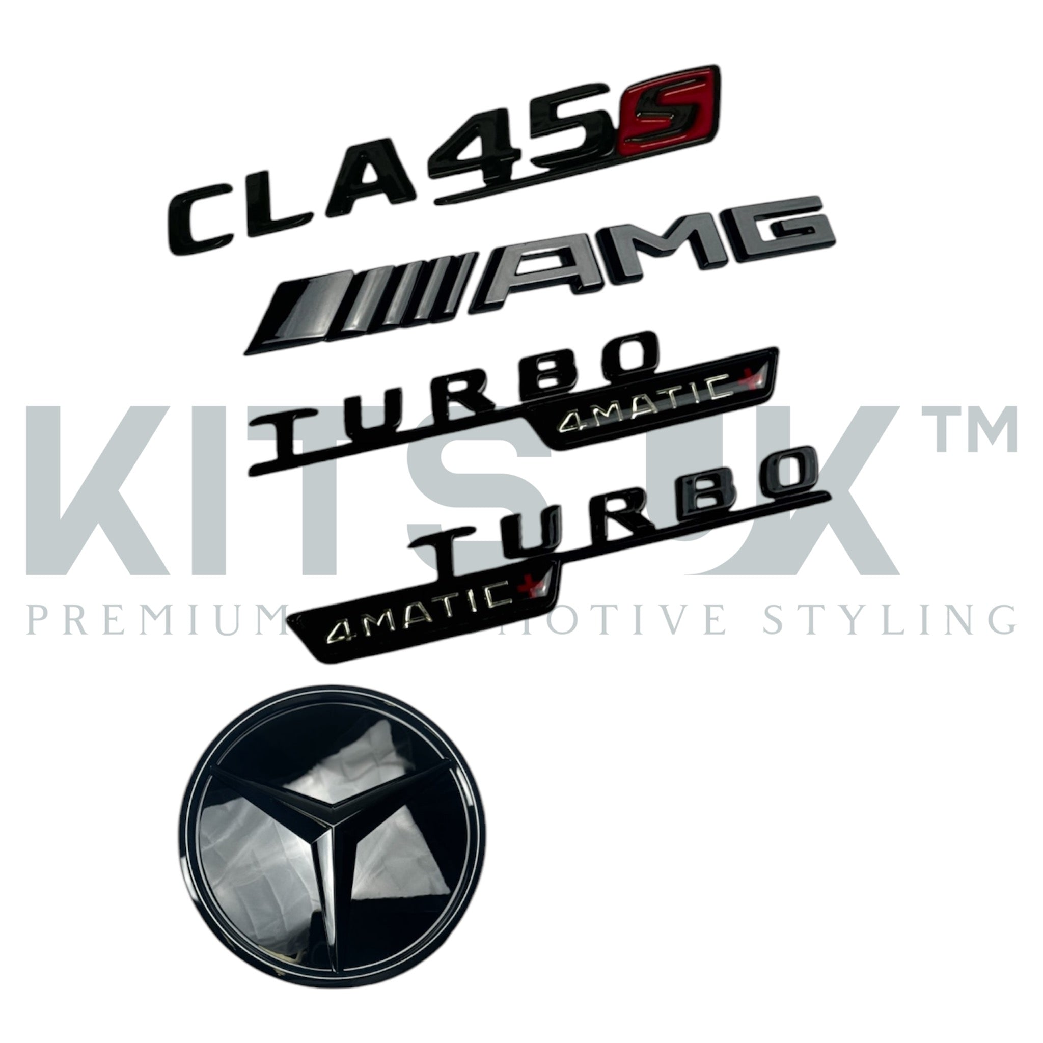 Mercedes C118 CLA45s Black Badge Package (With Front Grille Star) - KITS UK
