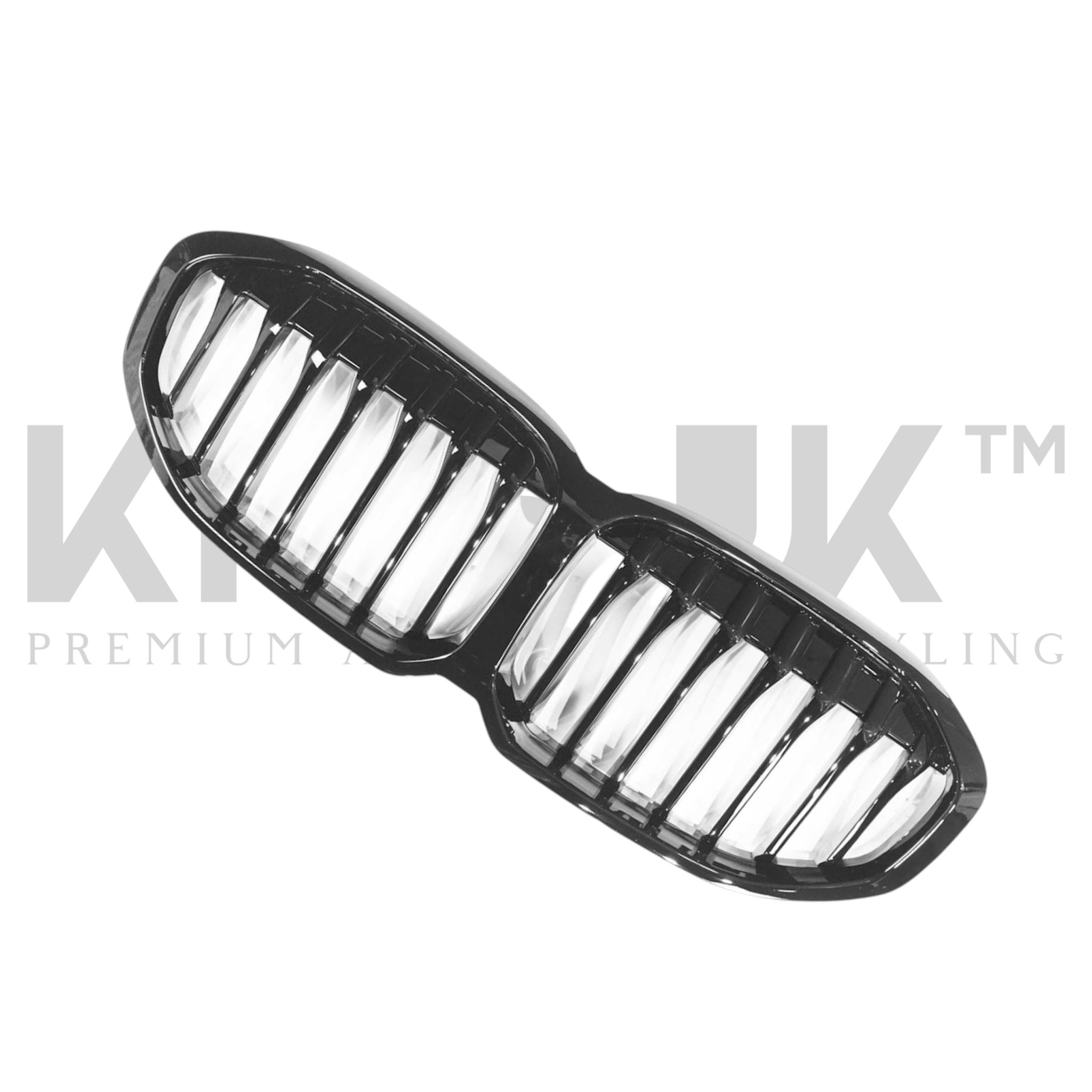 BMW 1 Series F40 Gloss Black Dual Line Grille - KITS UK