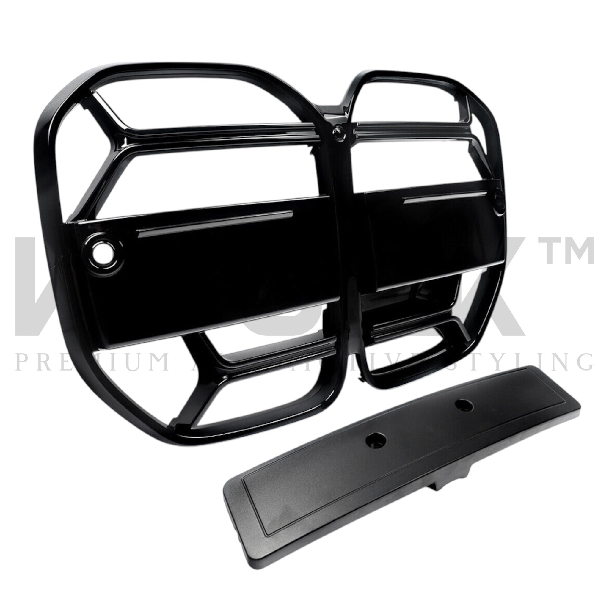 Gloss Black CSL Style Front Grille for BMW 4 - Series G22 G23 2021+ - KITS UK
