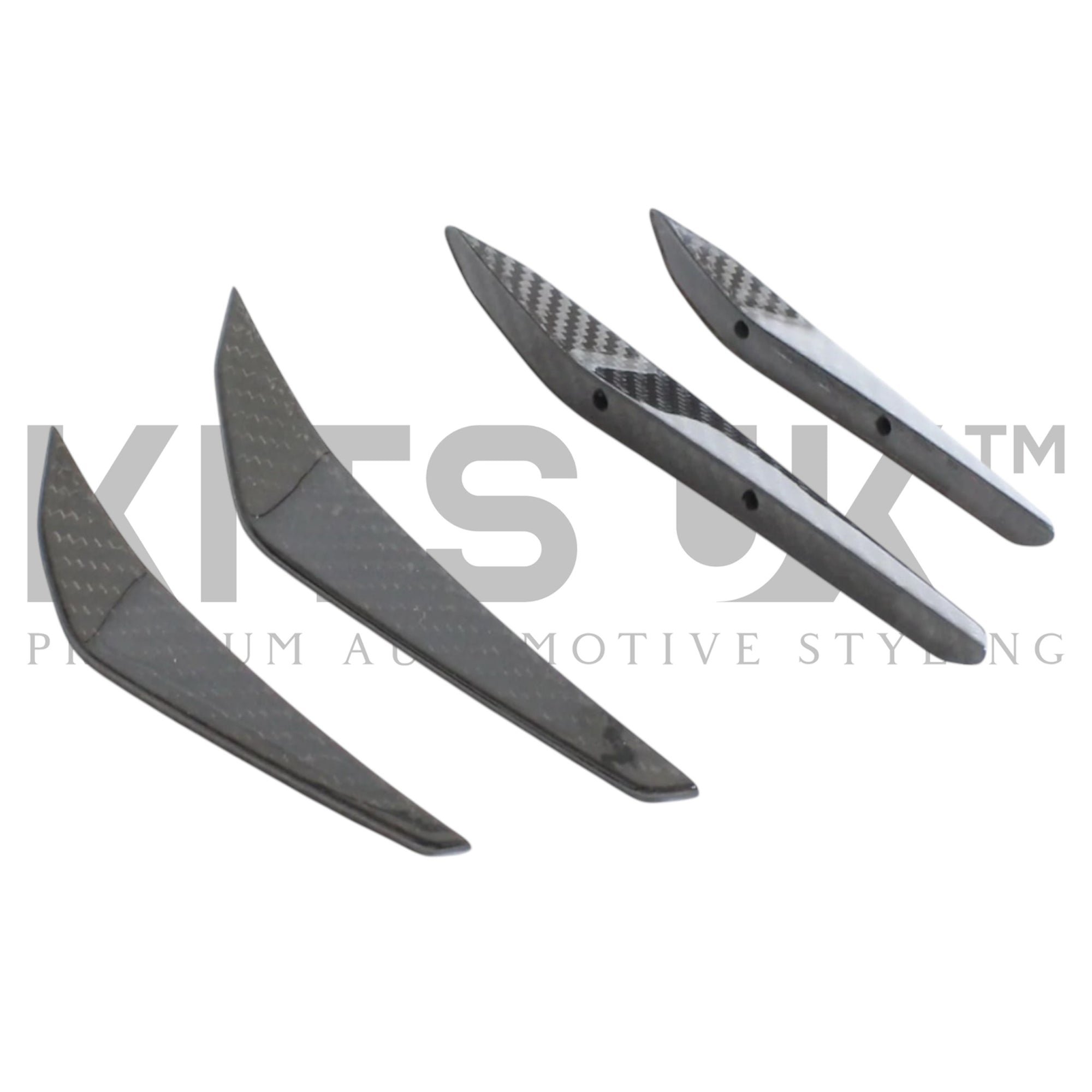 BMW M3/M4 - G80/G81/G82/G82 Front Bumper Canards (Carbon Fibre) - KITS UK