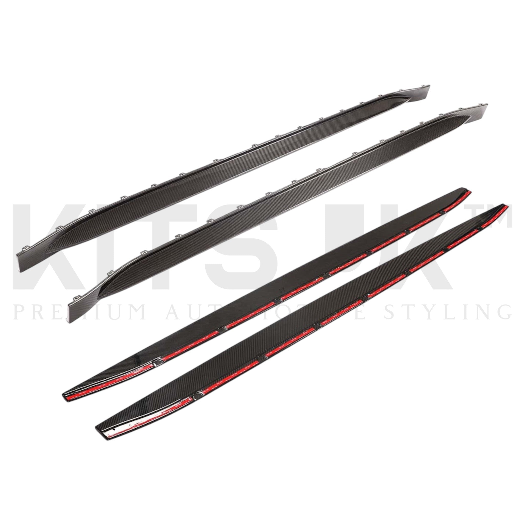 BMW M3 G80/G81 - Carbon Fibre Side Skirt Replacement & Extension - CT Design - KITS UK