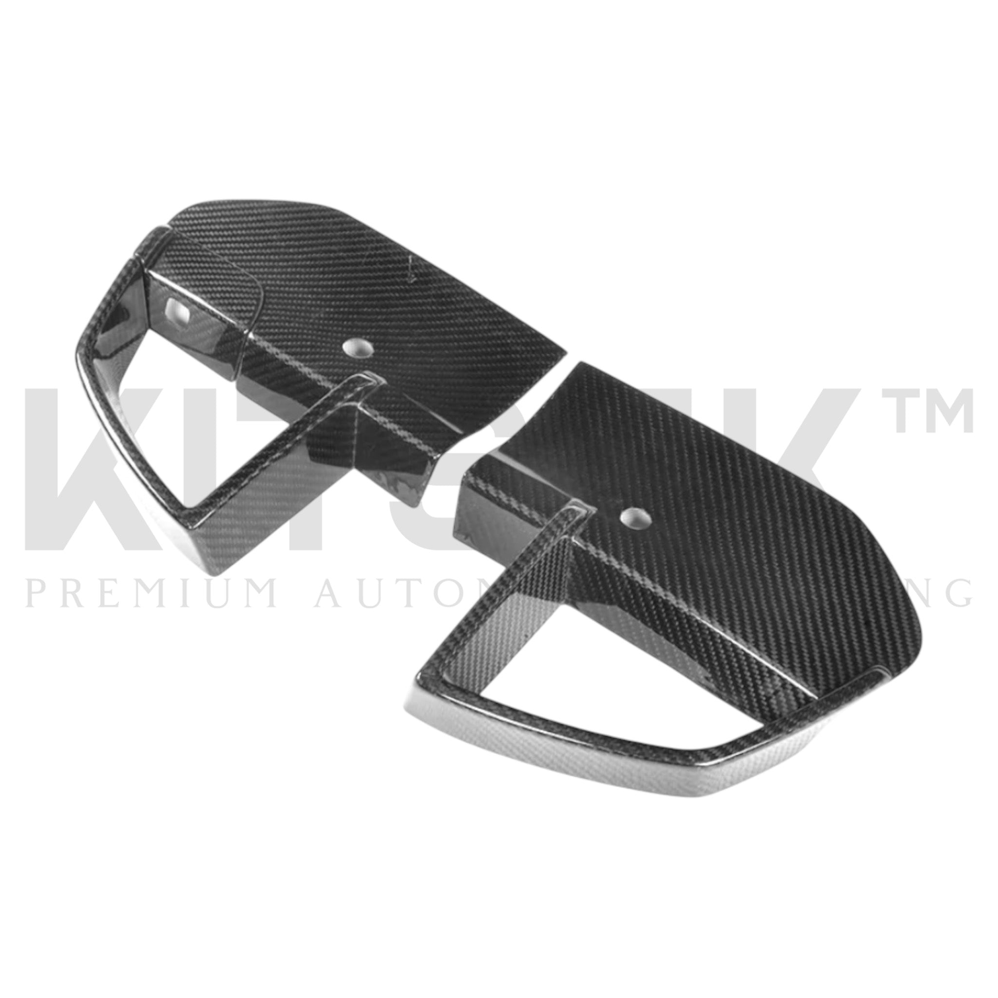 BMW X3 G01 Carbon Fibre Front Bumper Trims - KITS UK