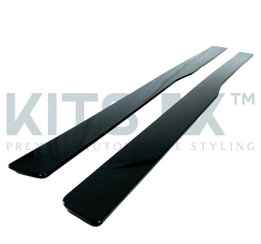 BMW M3 & M4 F80/F82/F83 Gloss Black Side Extensions - KITS UK