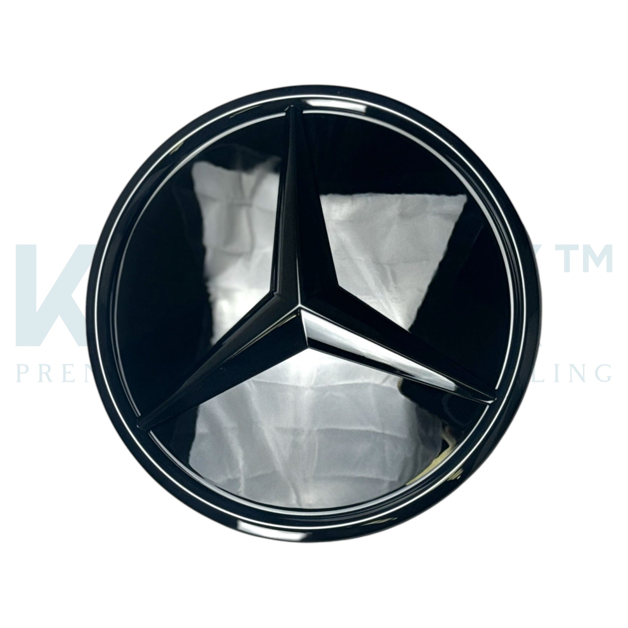Mercedes A Class/C Class Gloss Black Grille Badge - KITS UK