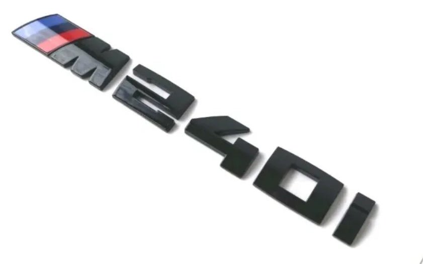 BMW M240i Black Tailgate Badge - KITS UK