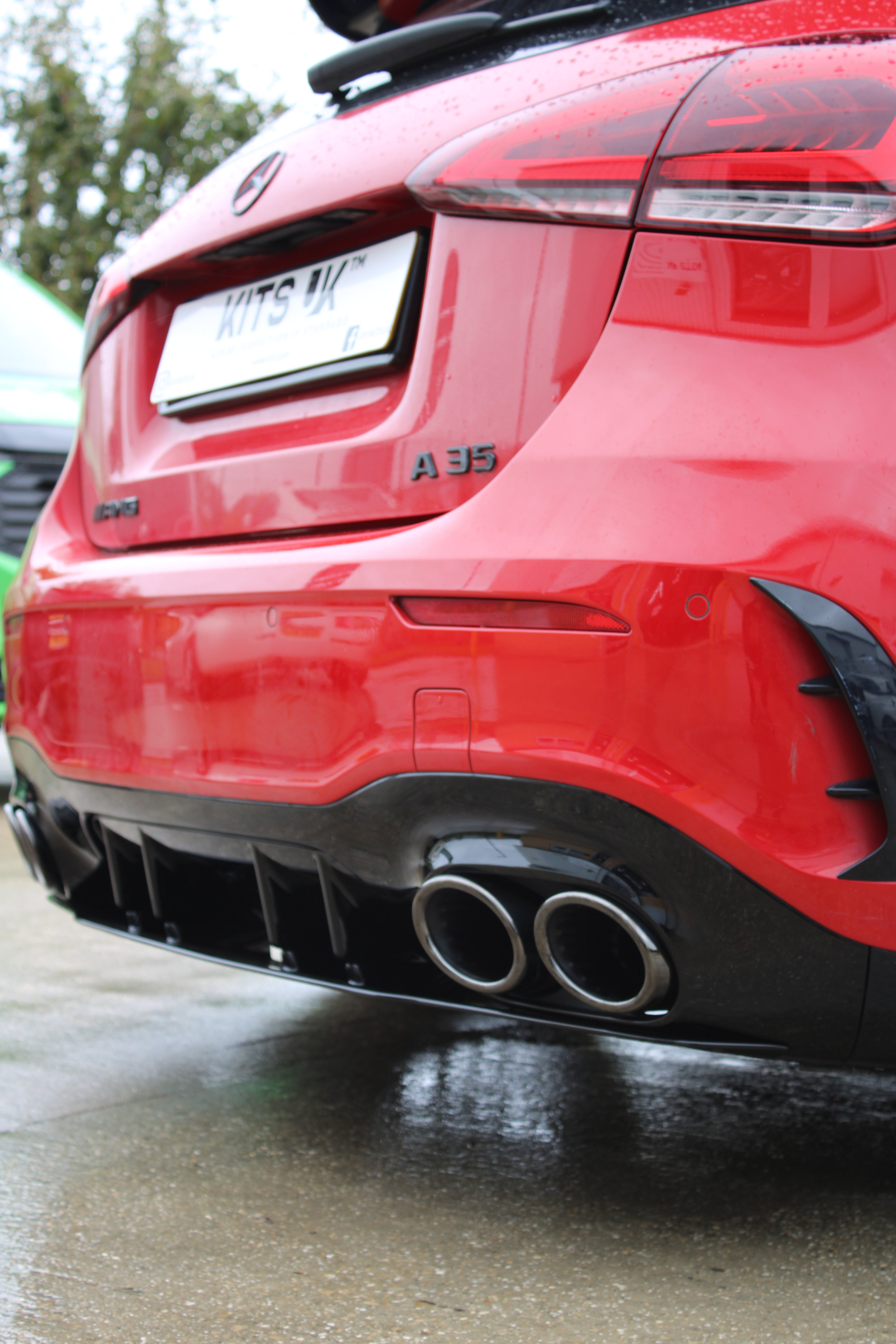 Mercedes A35 Black Badge Package (WITHOUT FRONT GRILLE STAR) - KITS UK