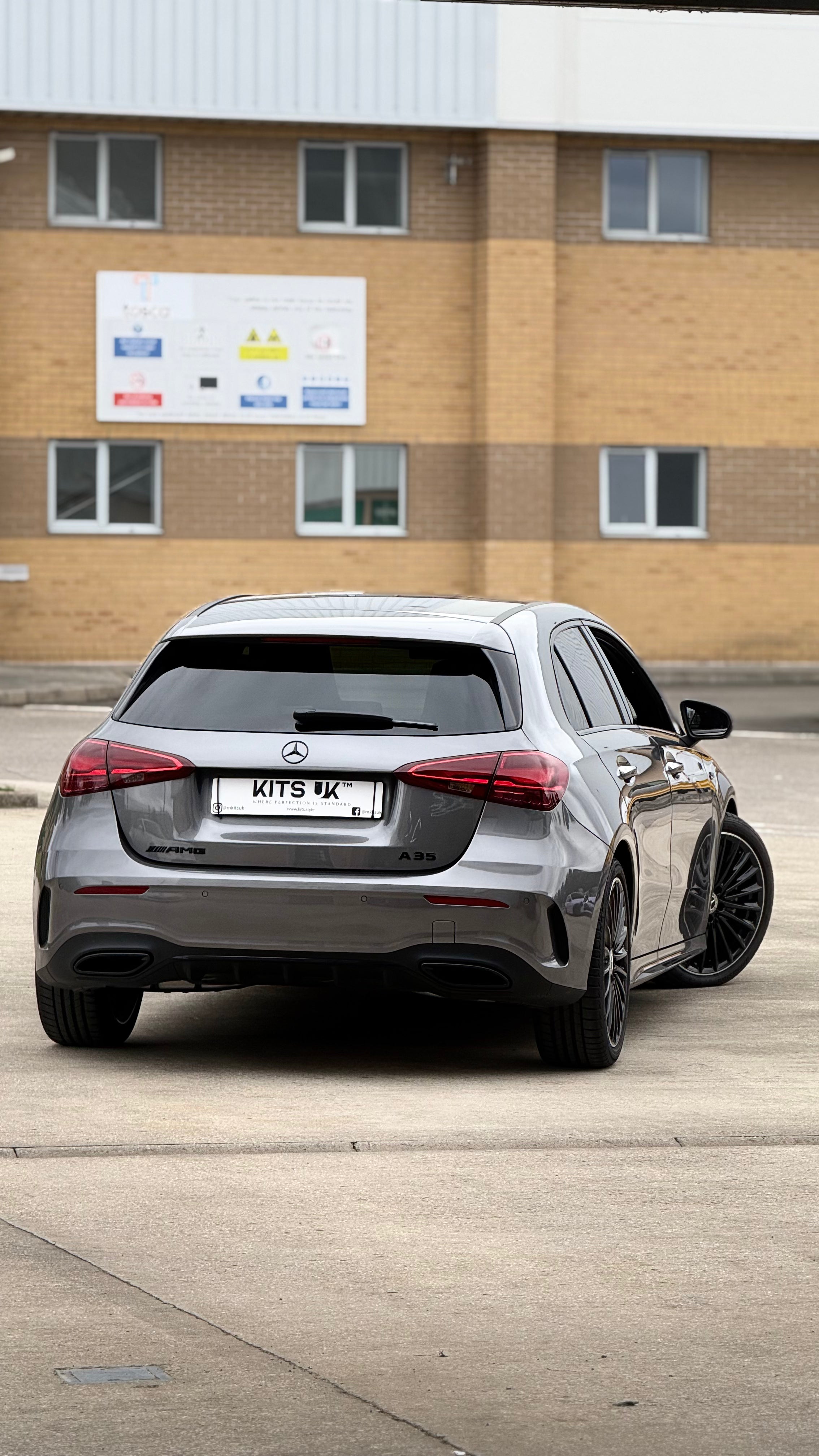 Mercedes A35 Black Badge Package (WITHOUT FRONT GRILLE STAR) - KITS UK