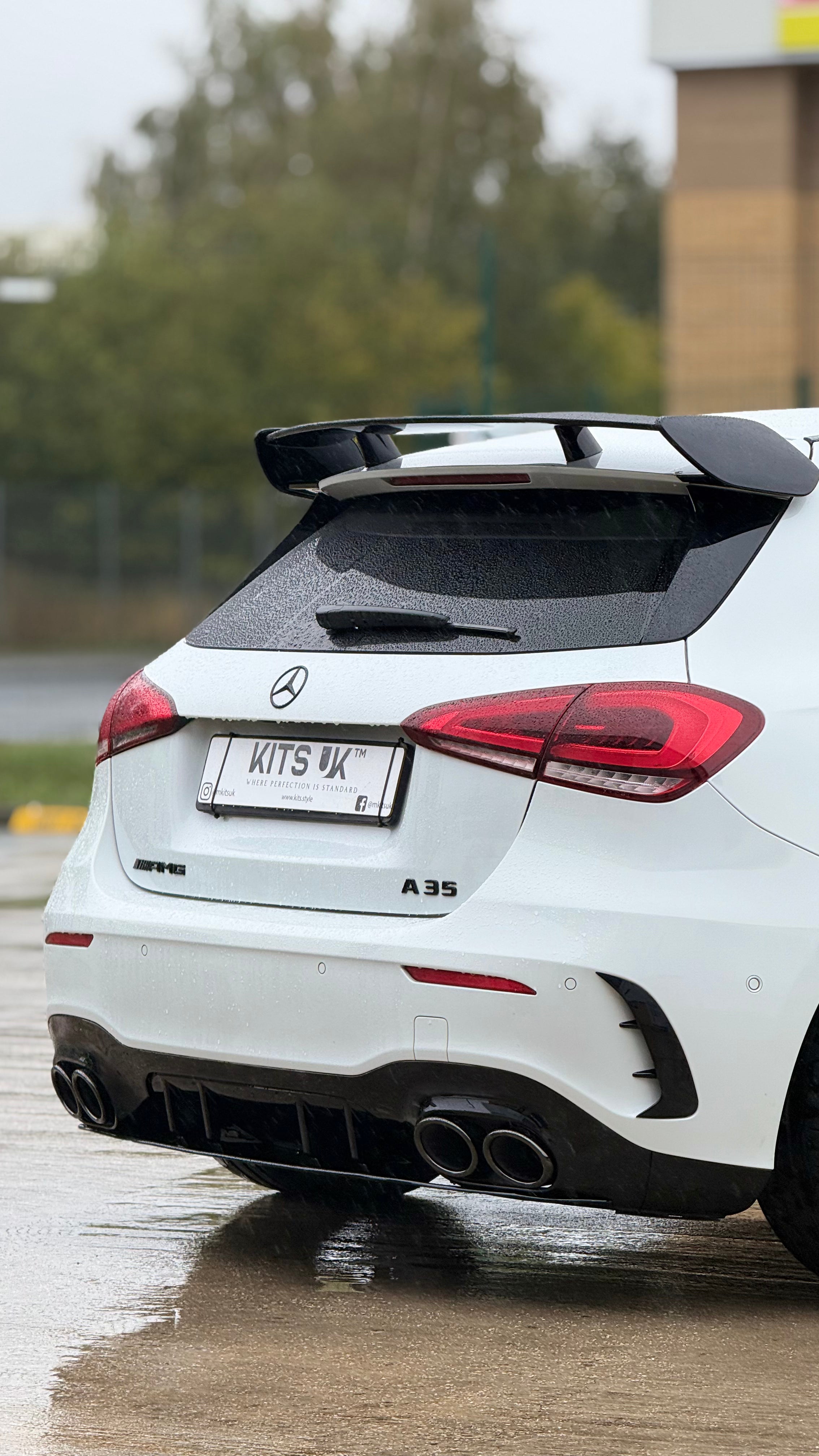 Mercedes A35 Black Badge Package (WITHOUT FRONT GRILLE STAR) - KITS UK