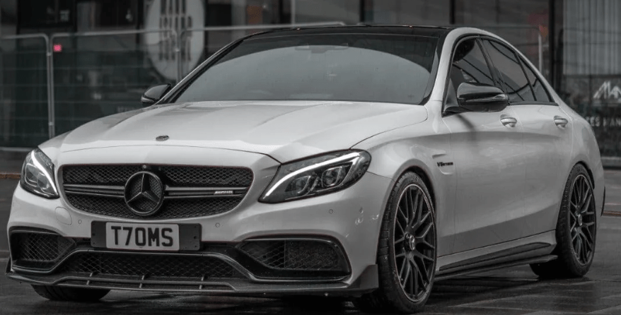 Mercedes W205/C63 Saloon/Estate Carbon Fibre Splitter - B Style - KITS UK